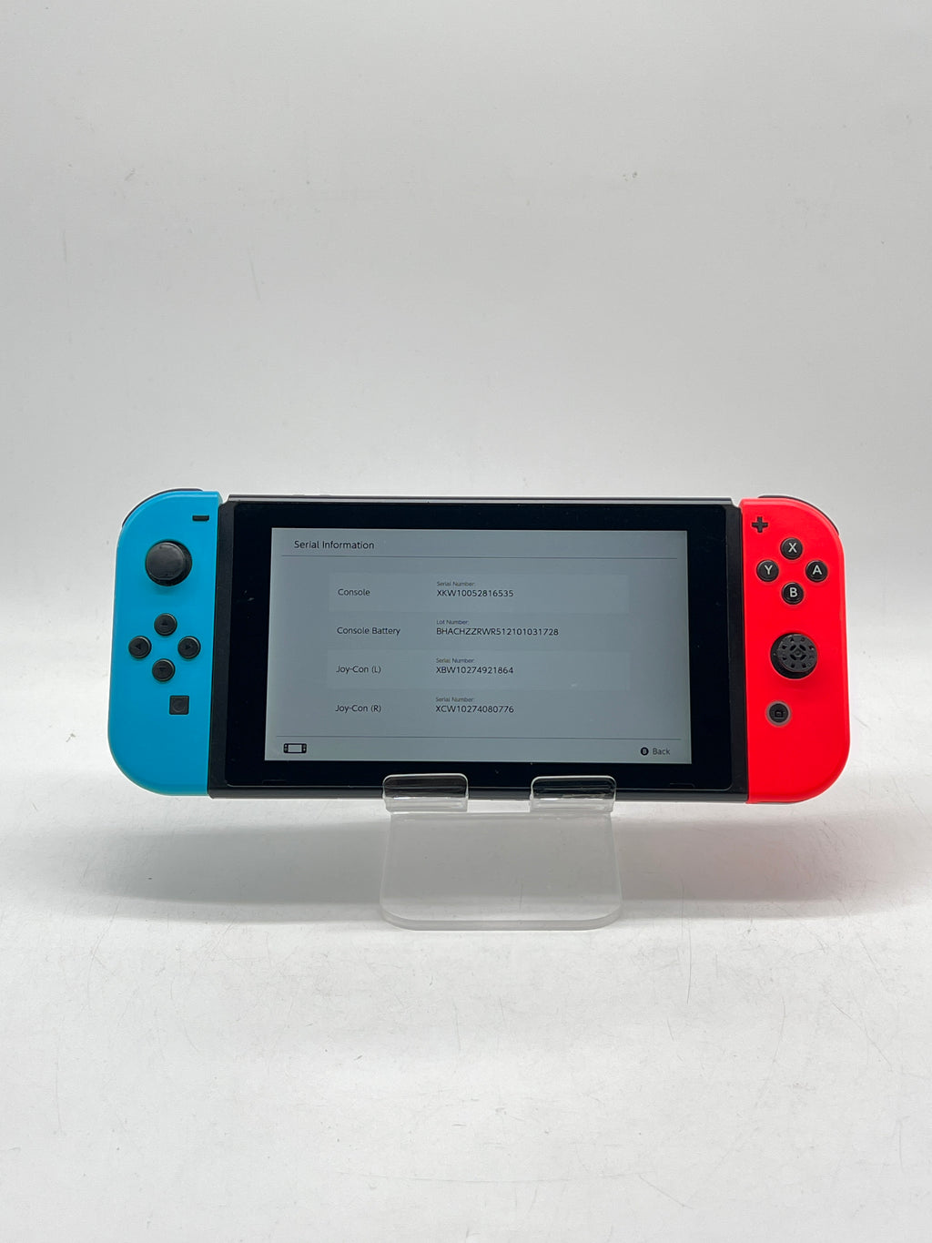 Nintendo Switch V2 HAC-001(-01) 32GB Blue/Red Joy-Con - Used