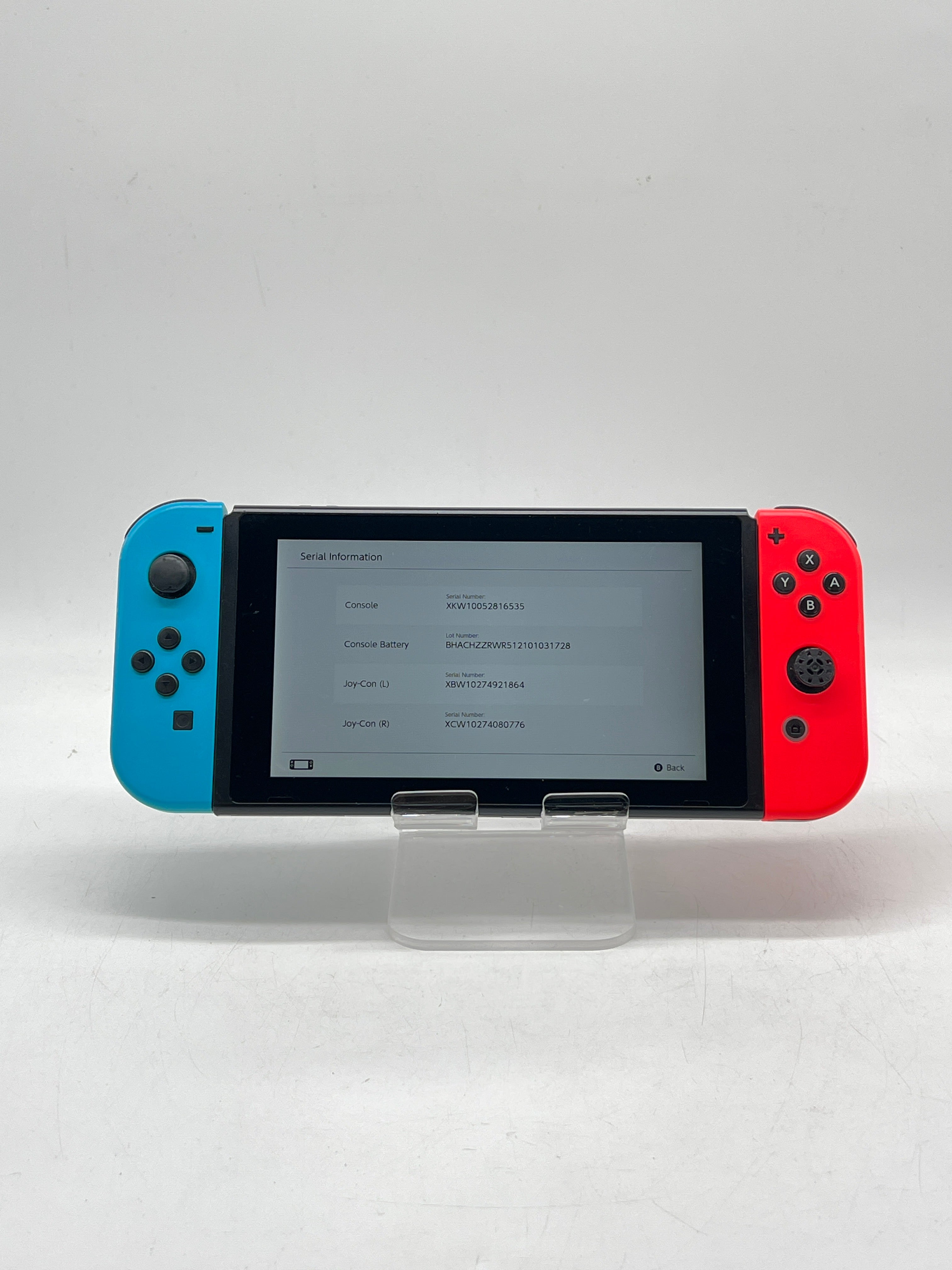 Nintendo Switch V2 HAC-001(-01) 32GB Blue/Red Joy-Con - Used