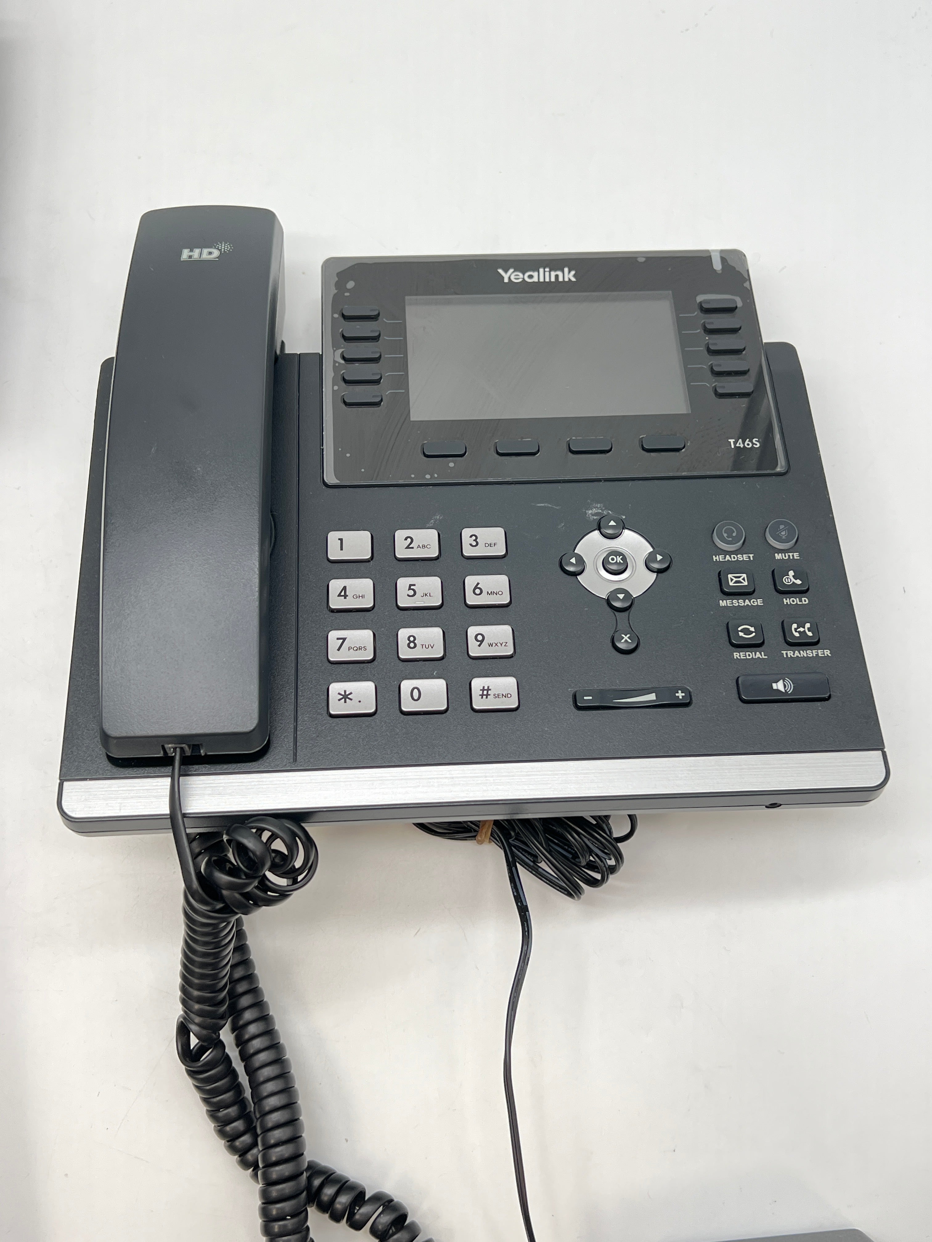 Lot Of 4 Yealink SIP-T46S VoIP IP Business Phone - Used