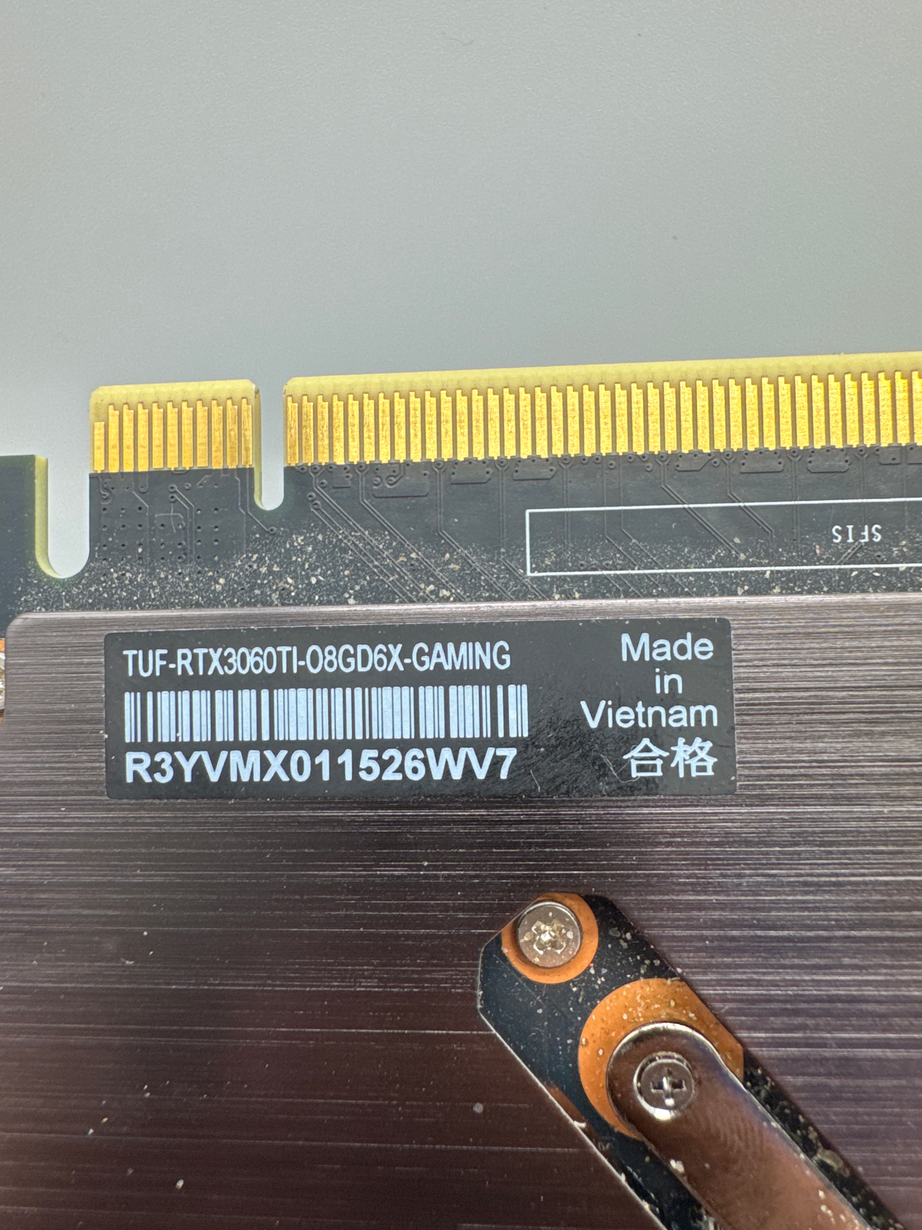 ASUS TUF GeForce RTX 3060 Ti 8GB GDDR6 Graphics Card - Black