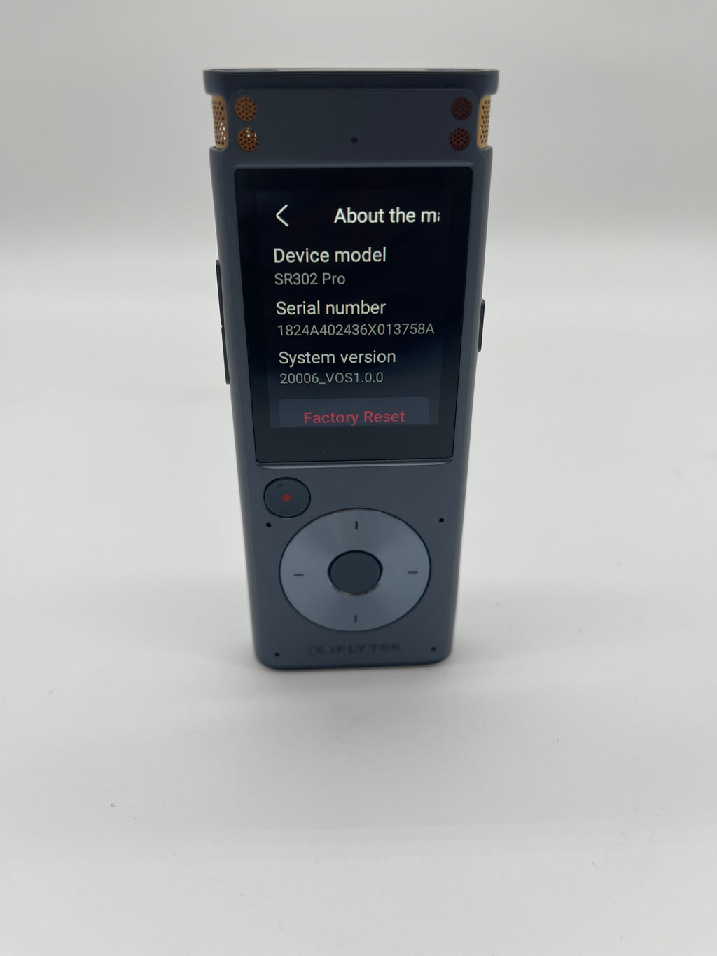 iFLYTEK Smart Recorder ST302 Pro 32GB Handheld Used Black