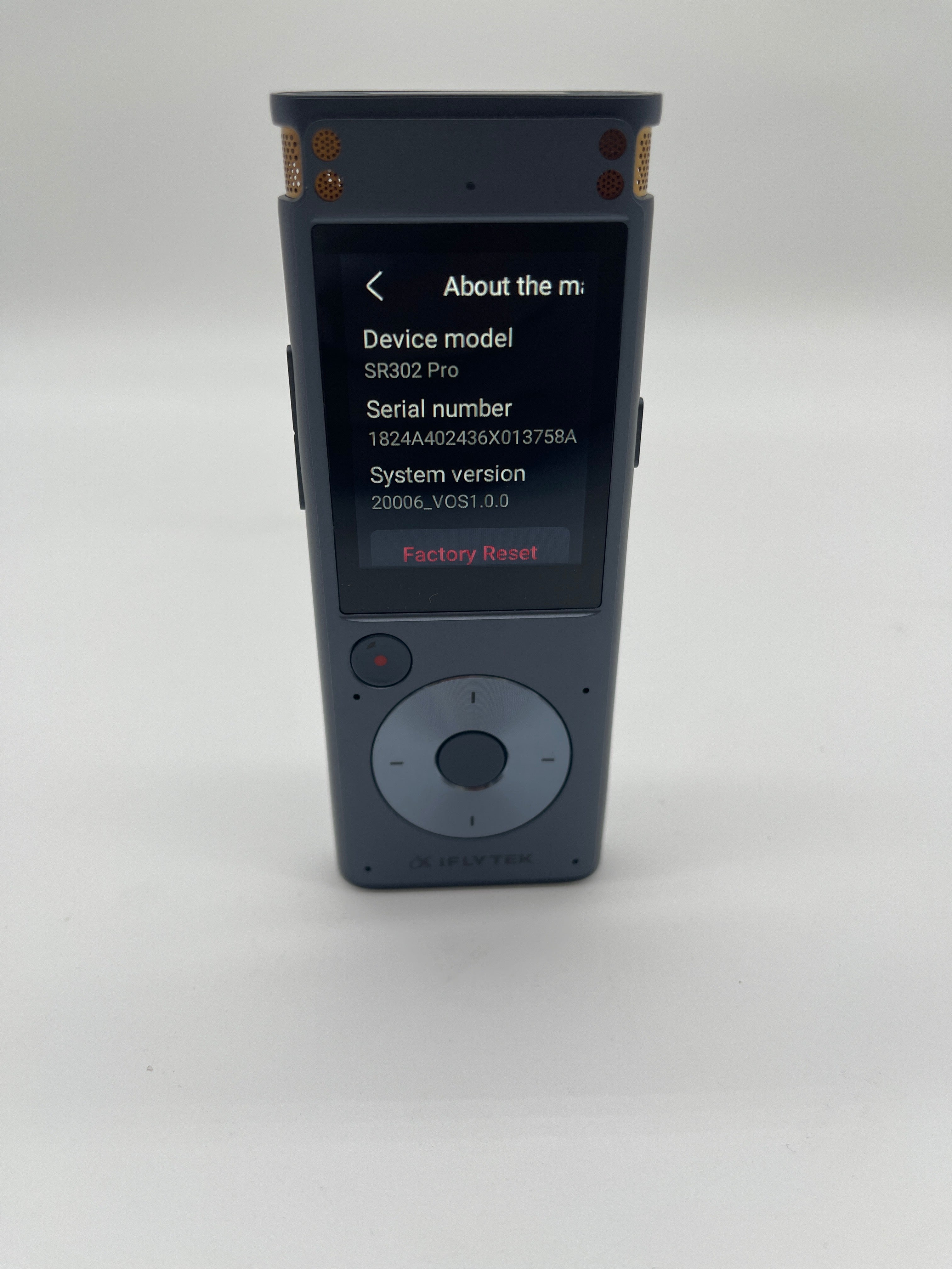 iFLYTEK Smart Recorder ST302 Pro 32GB Handheld Used Black
