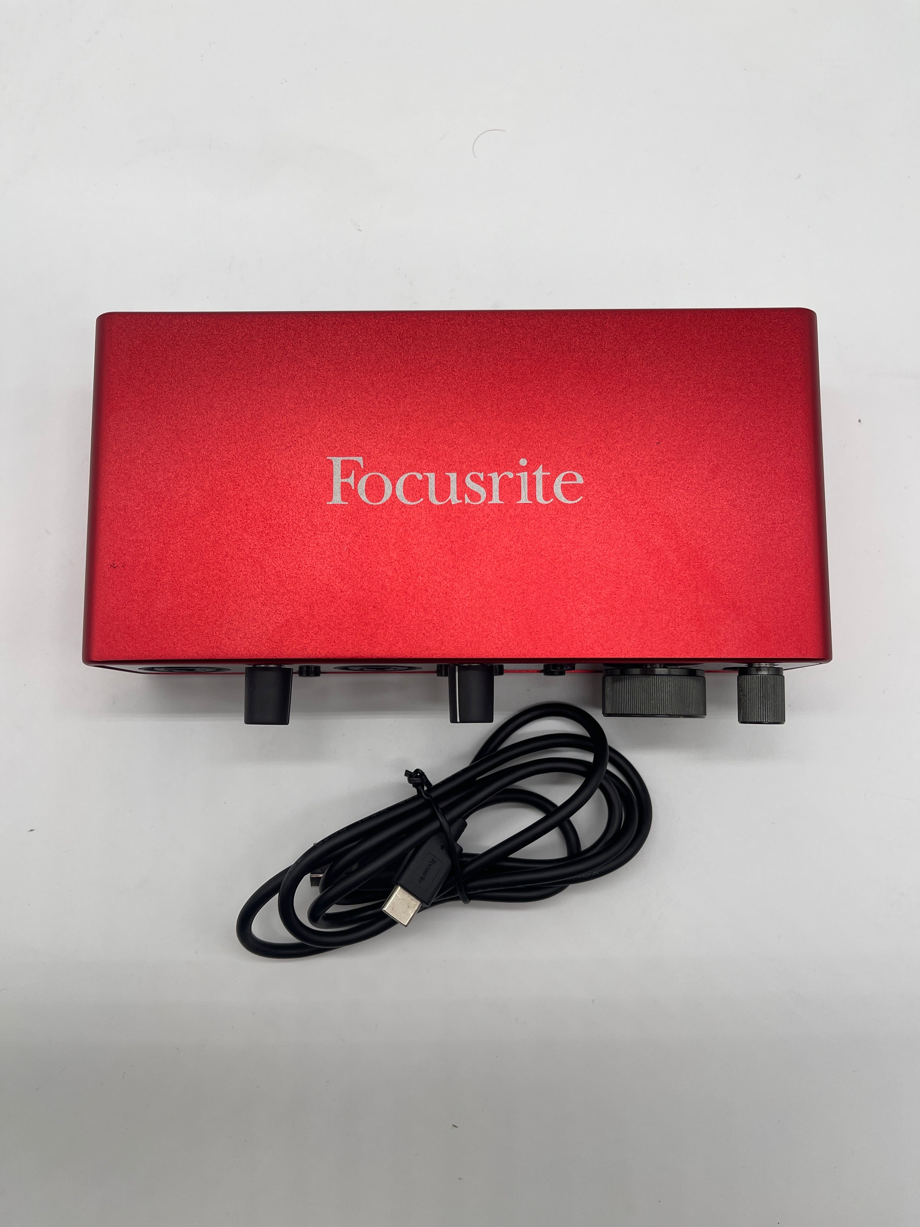 Used Focusrite Scarlett 2i2 USB-C Audio Interface 3rd Generation Red