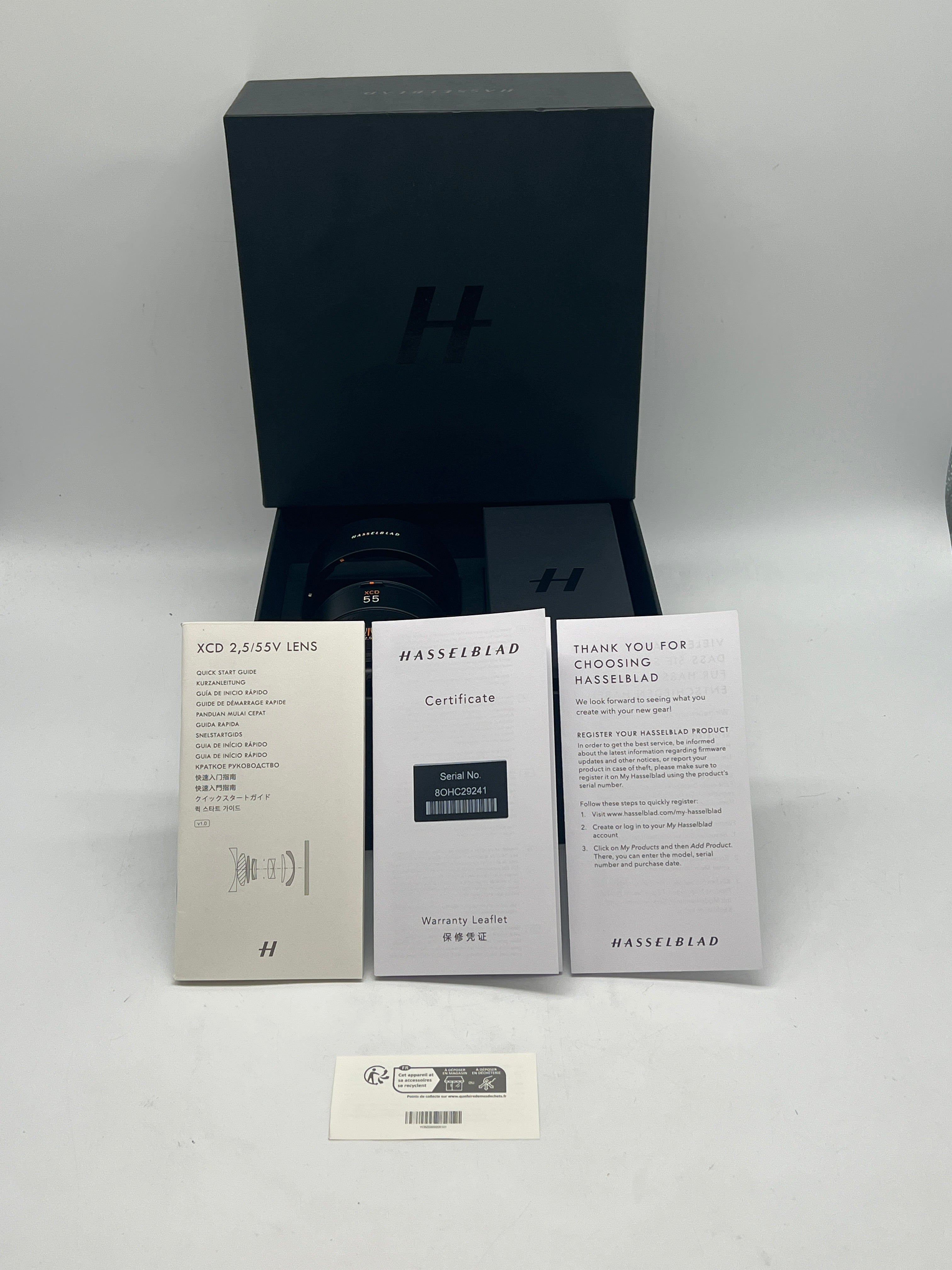 Hasselblad XCD 55mm f/2.5 V Standard Prime Lens Black - Mint