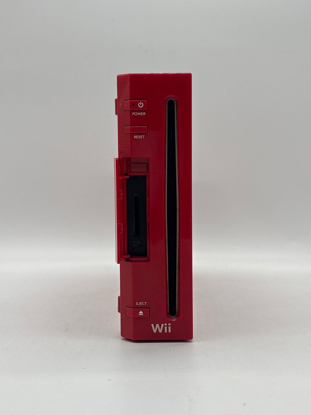 Nintendo Wii Red RVL-001 With 1 Remote Ac Adapter Cables