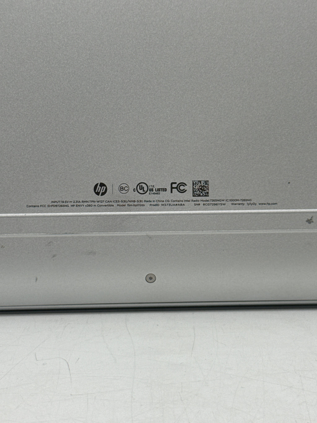 HP Envy x360 15m-bp012dx i5 7200U 12GB RAM 1TB HDD 15" - For Parts