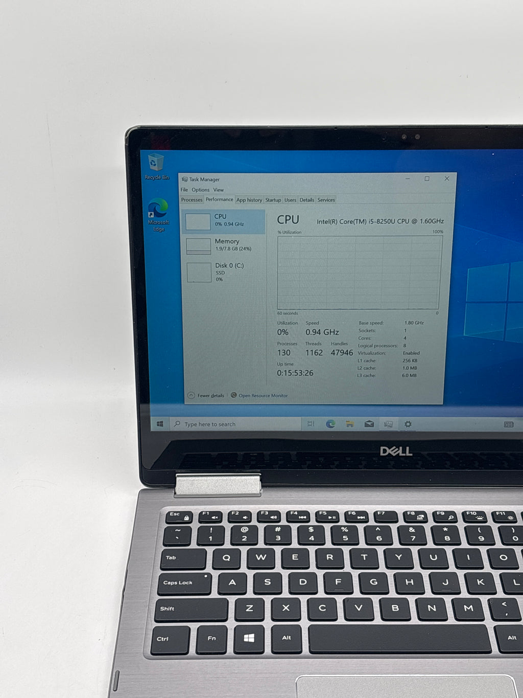 Dell Inspiron 13 Inspiron P83G I5-8250U 8GB RAM 256GB SSD - For Parts (Read DESC)