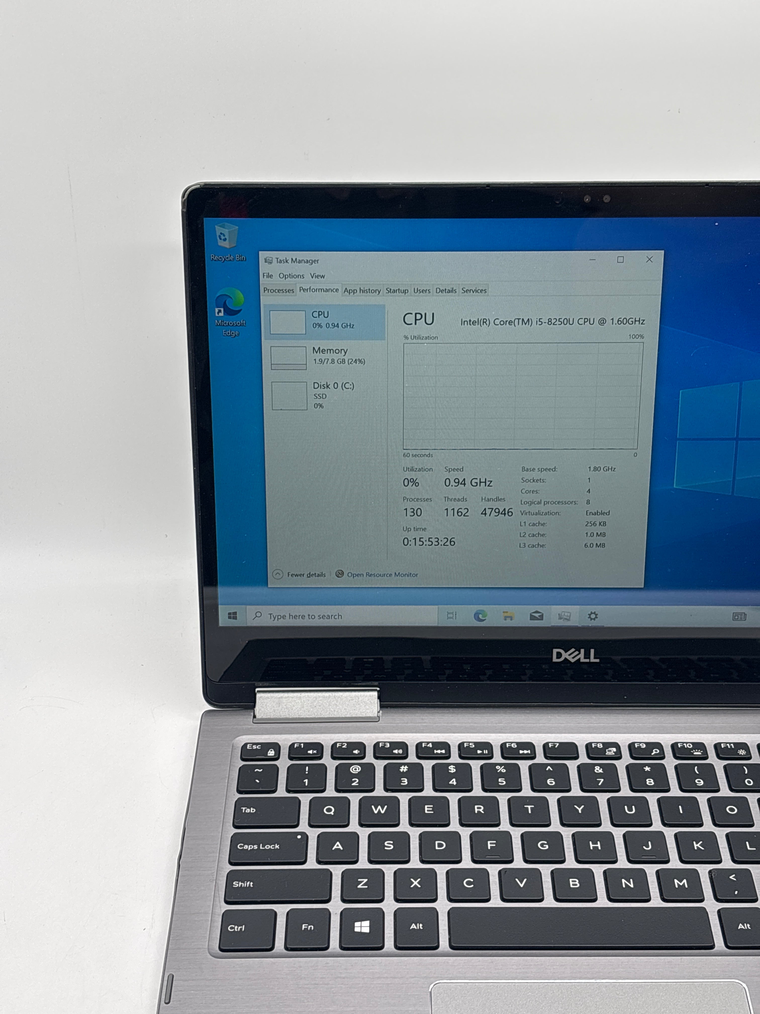 Dell Inspiron 13 Inspiron P83G I5-8250U 8GB RAM 256GB SSD - For Parts (Read DESC)