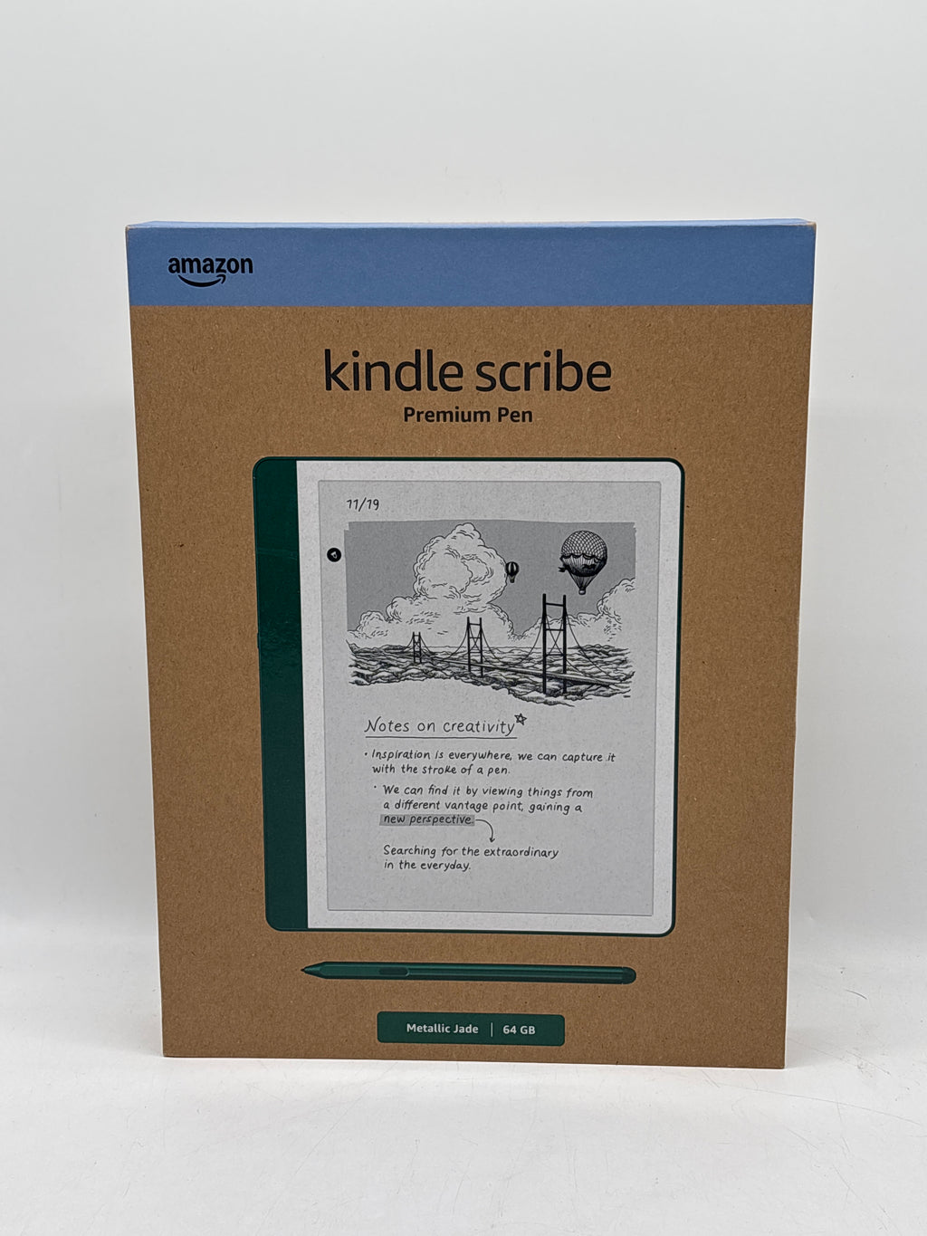 Amazon Kindle Scribe 64GB Metallic Jade C4A6T4 - Used With Box