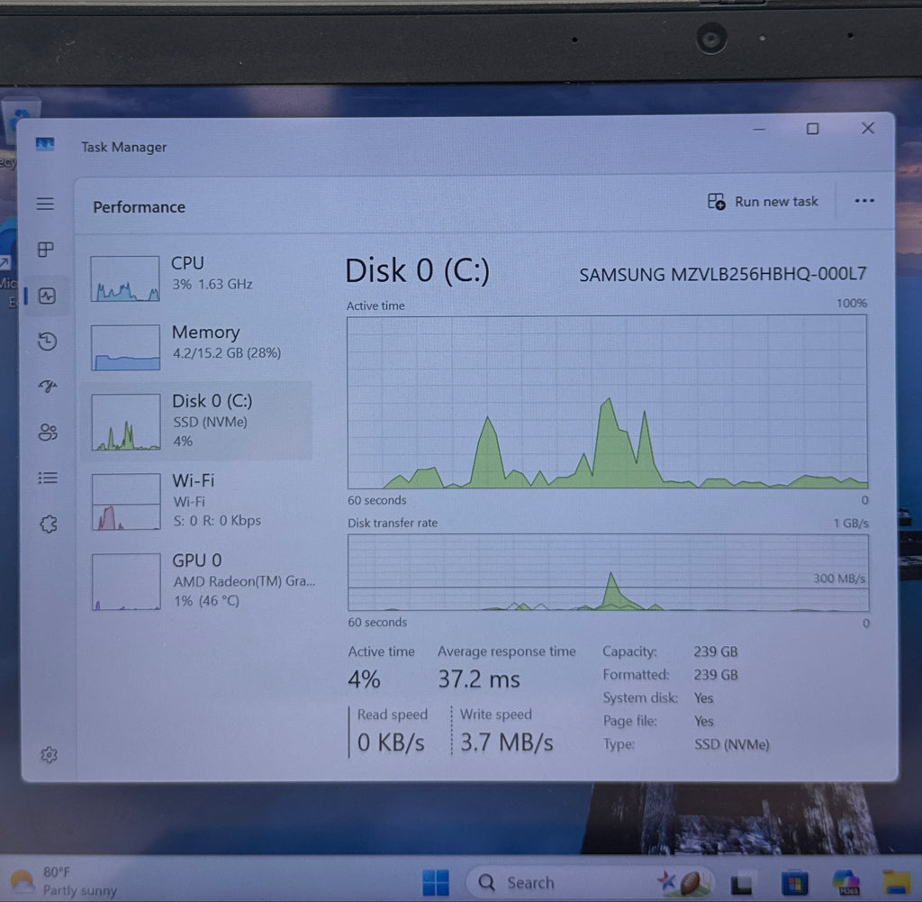 Lenovo ThinkPad X13 Gen 1 AMD Ryzen 5 Pro 16GB RAM 256GB SSD - Used