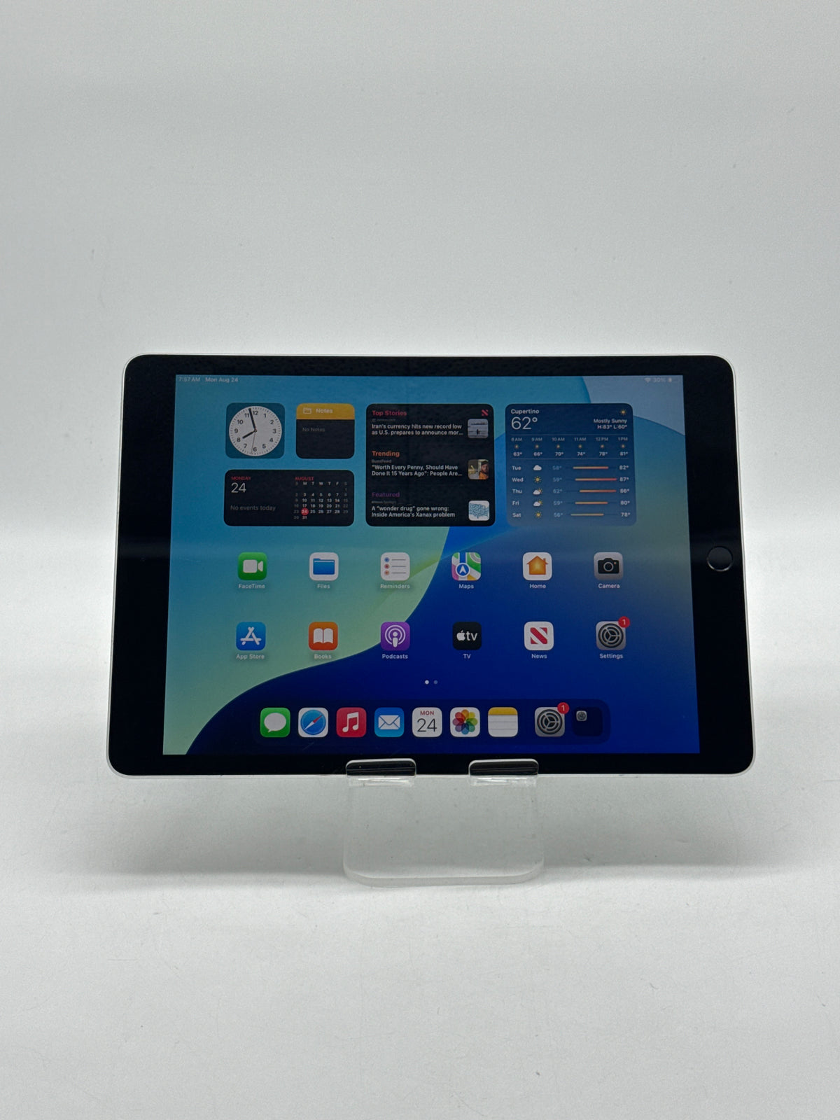 Apple iPad 9th Gen 64GB Silver Wi-Fi Tablet