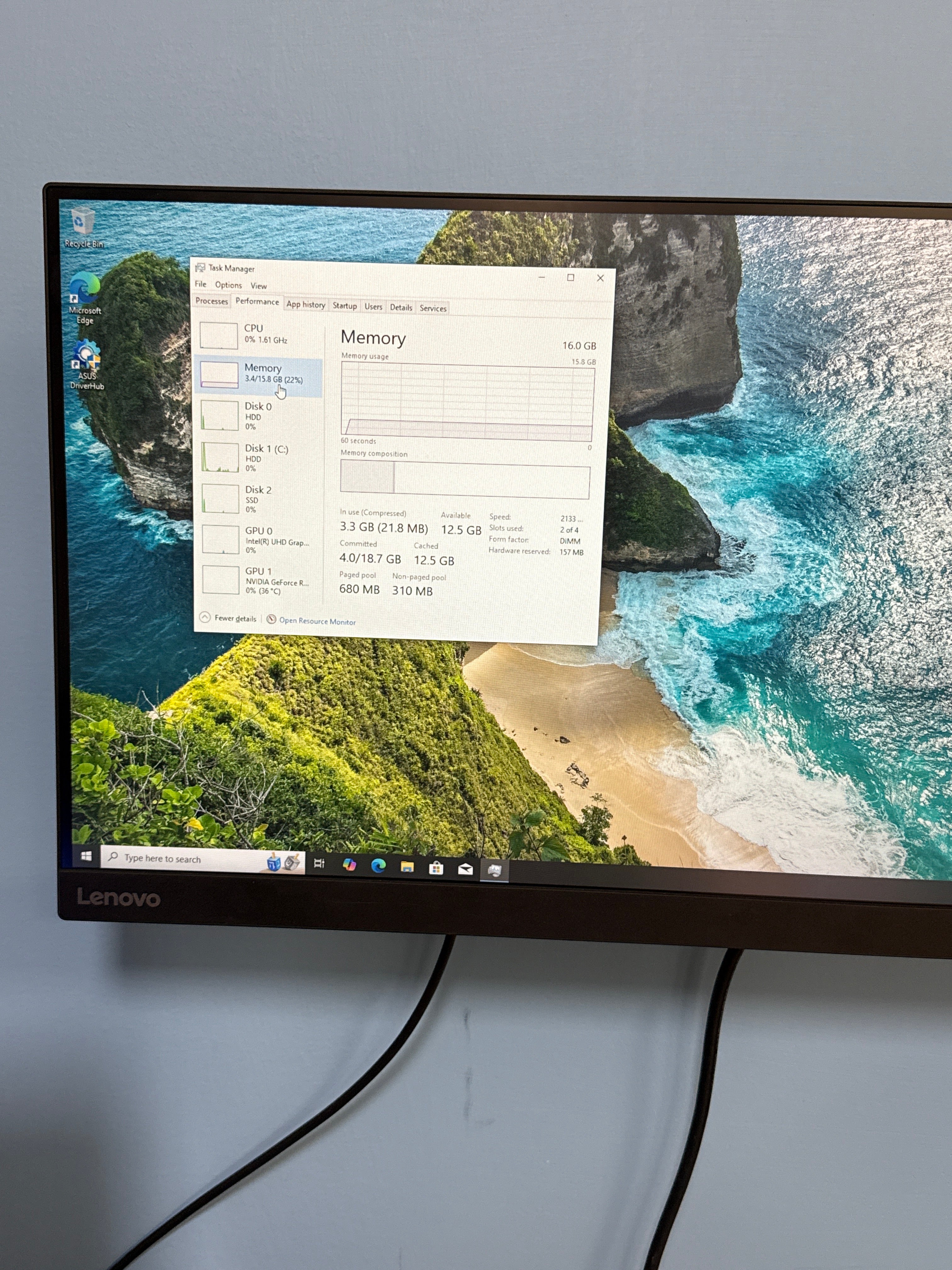 Custom PC Intel i7-8700k 16GB RAM GeForce RTX 3070 5.5TB HDD + 119GB SSD