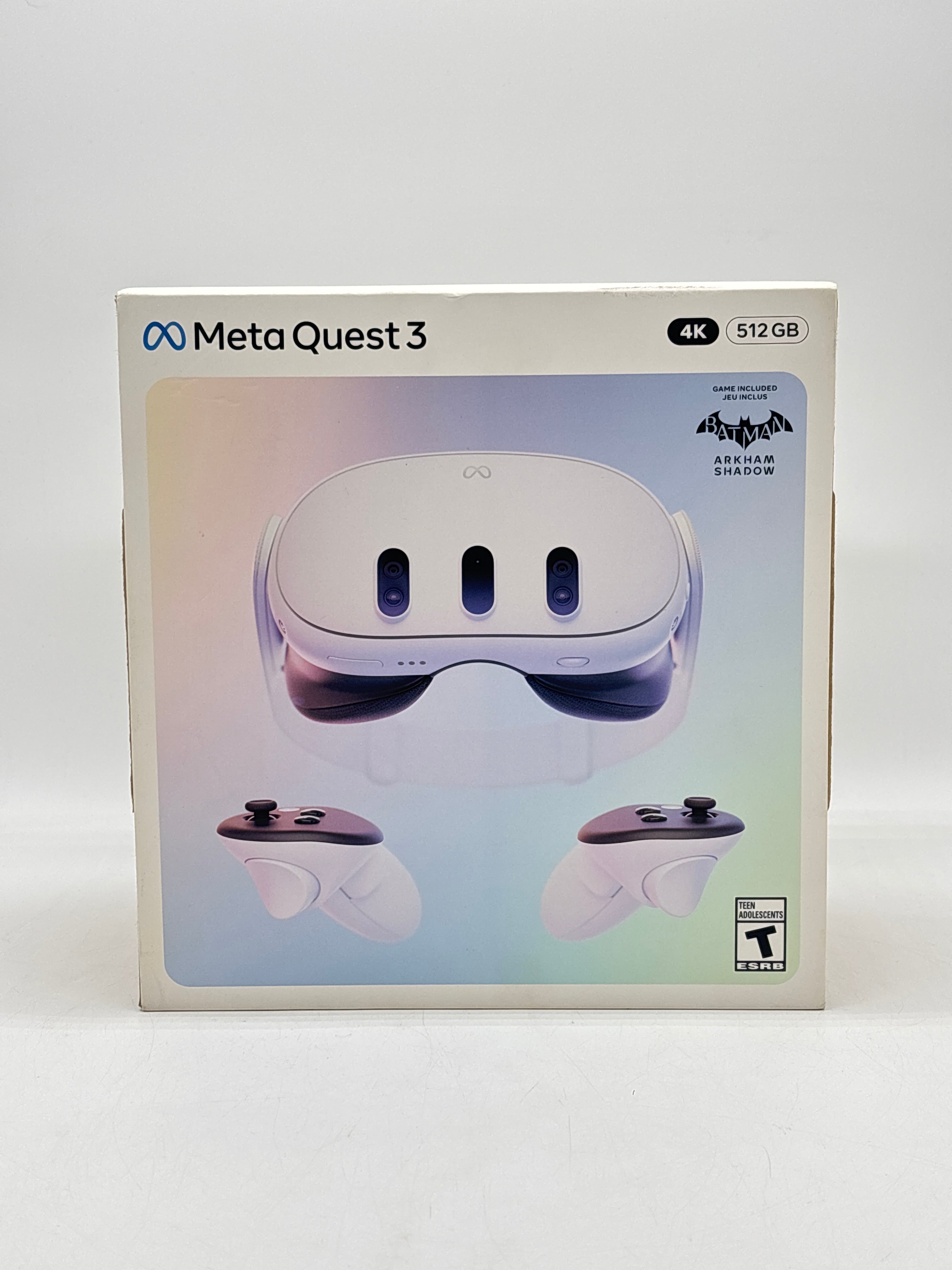 Meta Quest 3 4K 512GB Standalone VR Headset White Used with Box