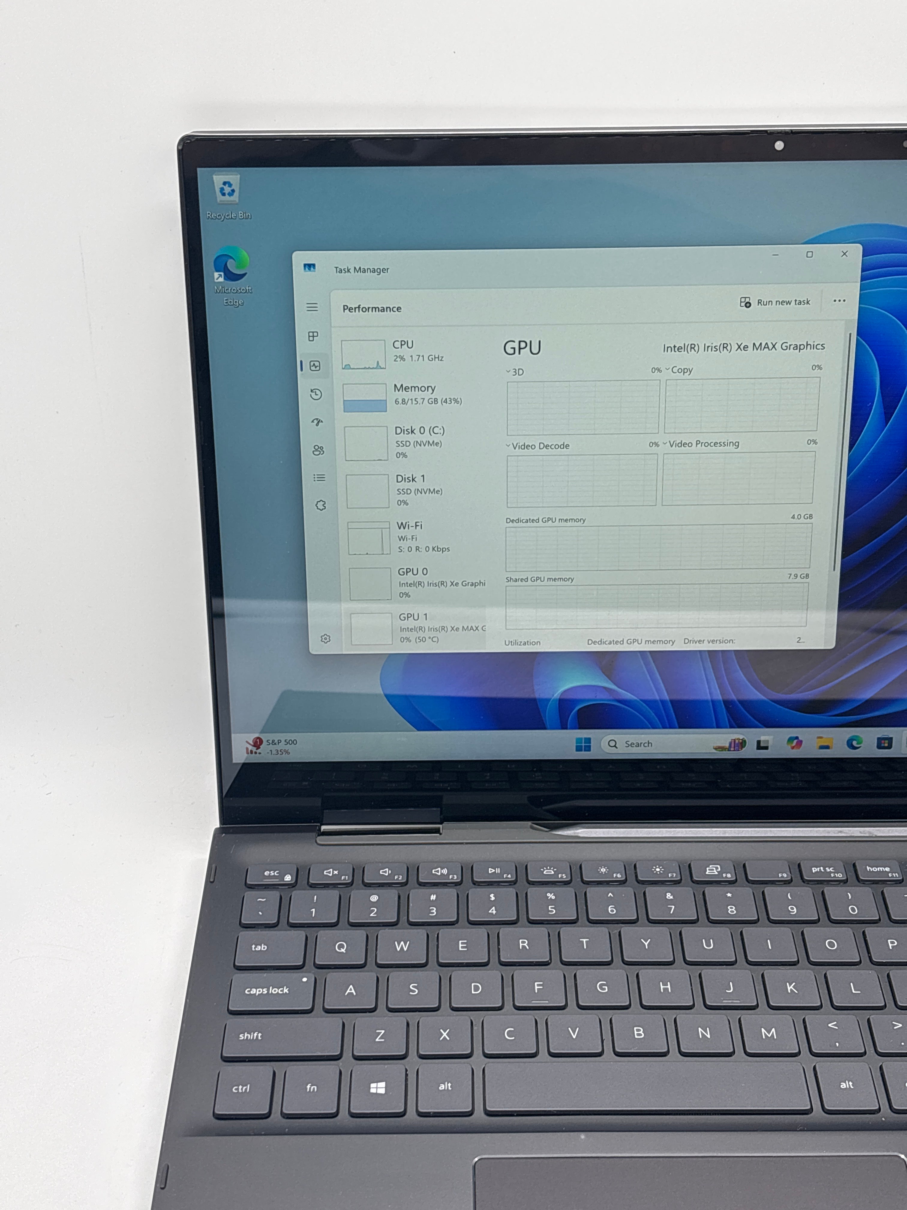 Dell Inspiron 7506 2-in-1 i7-1165G7 16GB RAM 512GB SSD