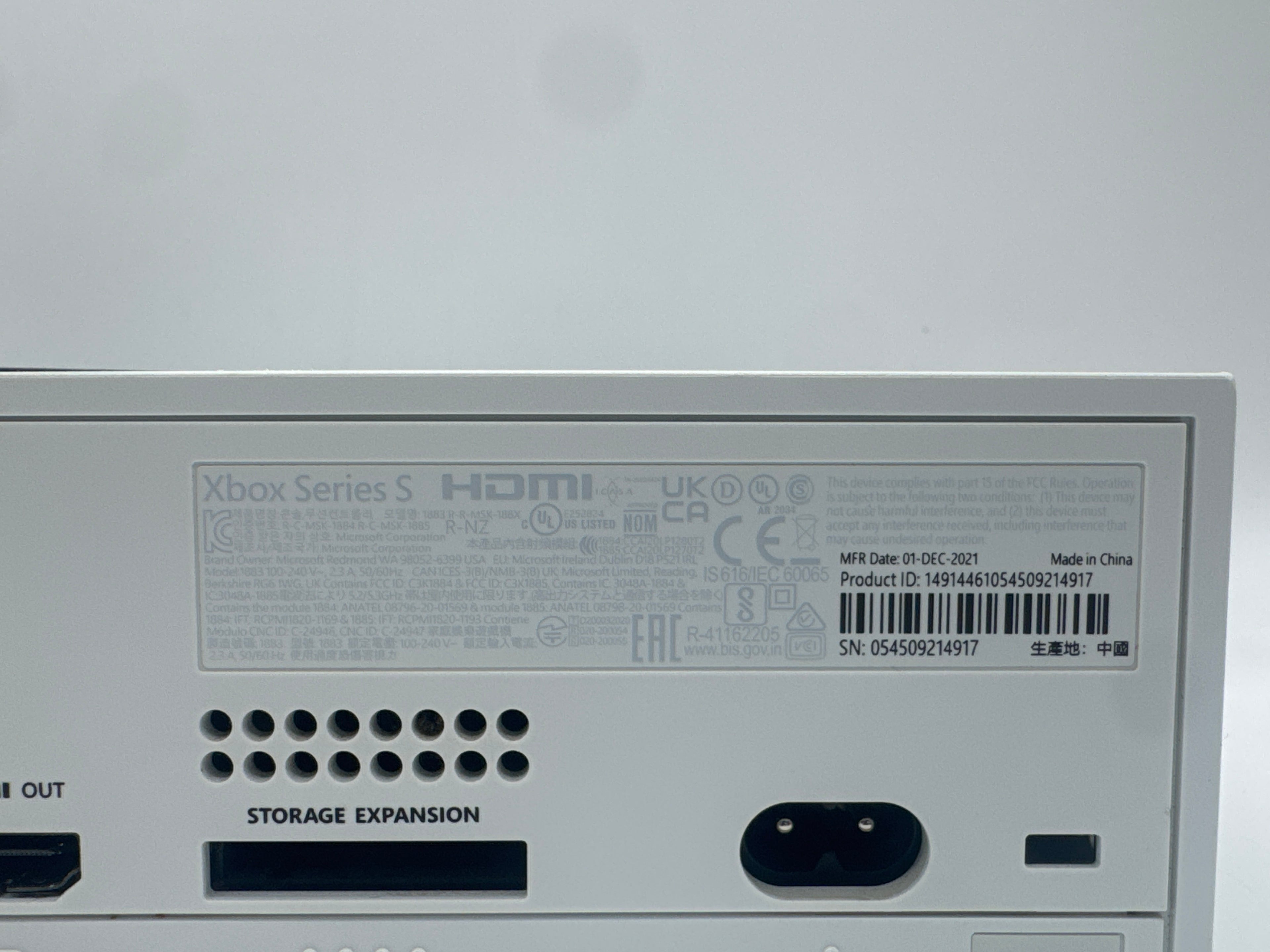 Microsoft Xbox Series S 512GB White - Used