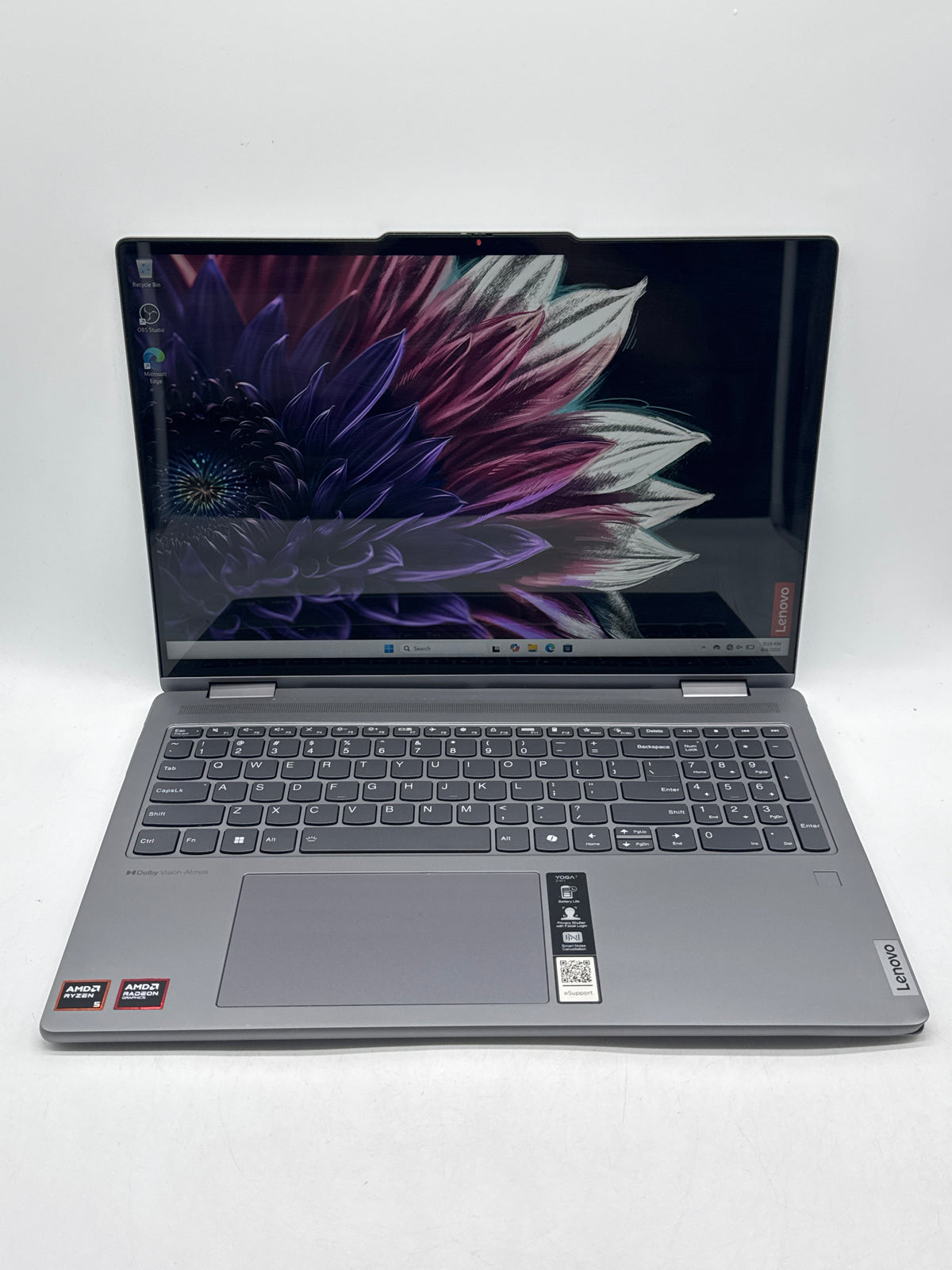 Lenovo Yoga 2-in-1 16AHP9 16" Ryzen 5 8640HS 8GB RAM 512GB SSD Gray - READ