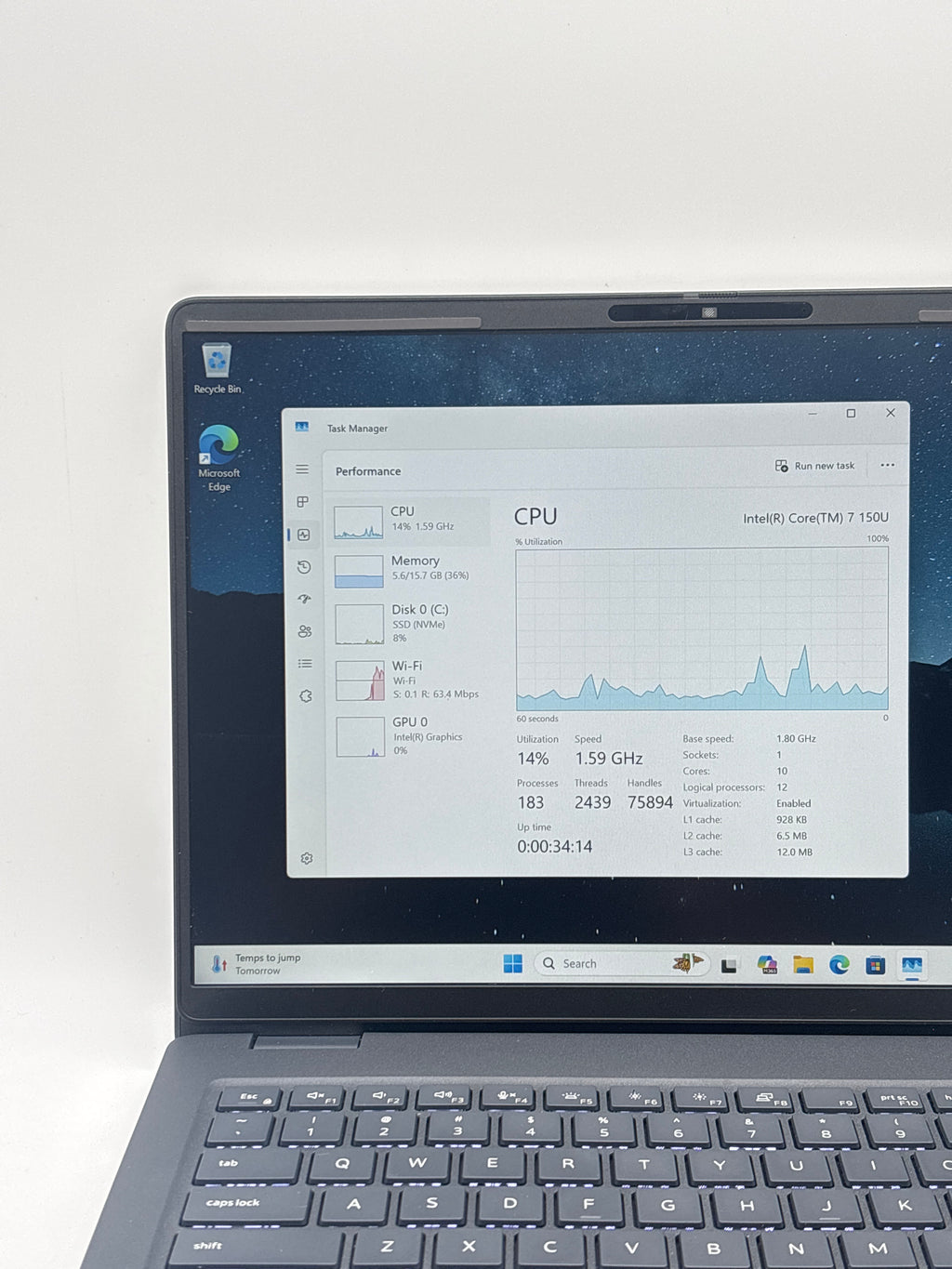 Dell Pro 14 Intel Core 7 150U 16GB RAM 512GB SSD - Used (Warranty)