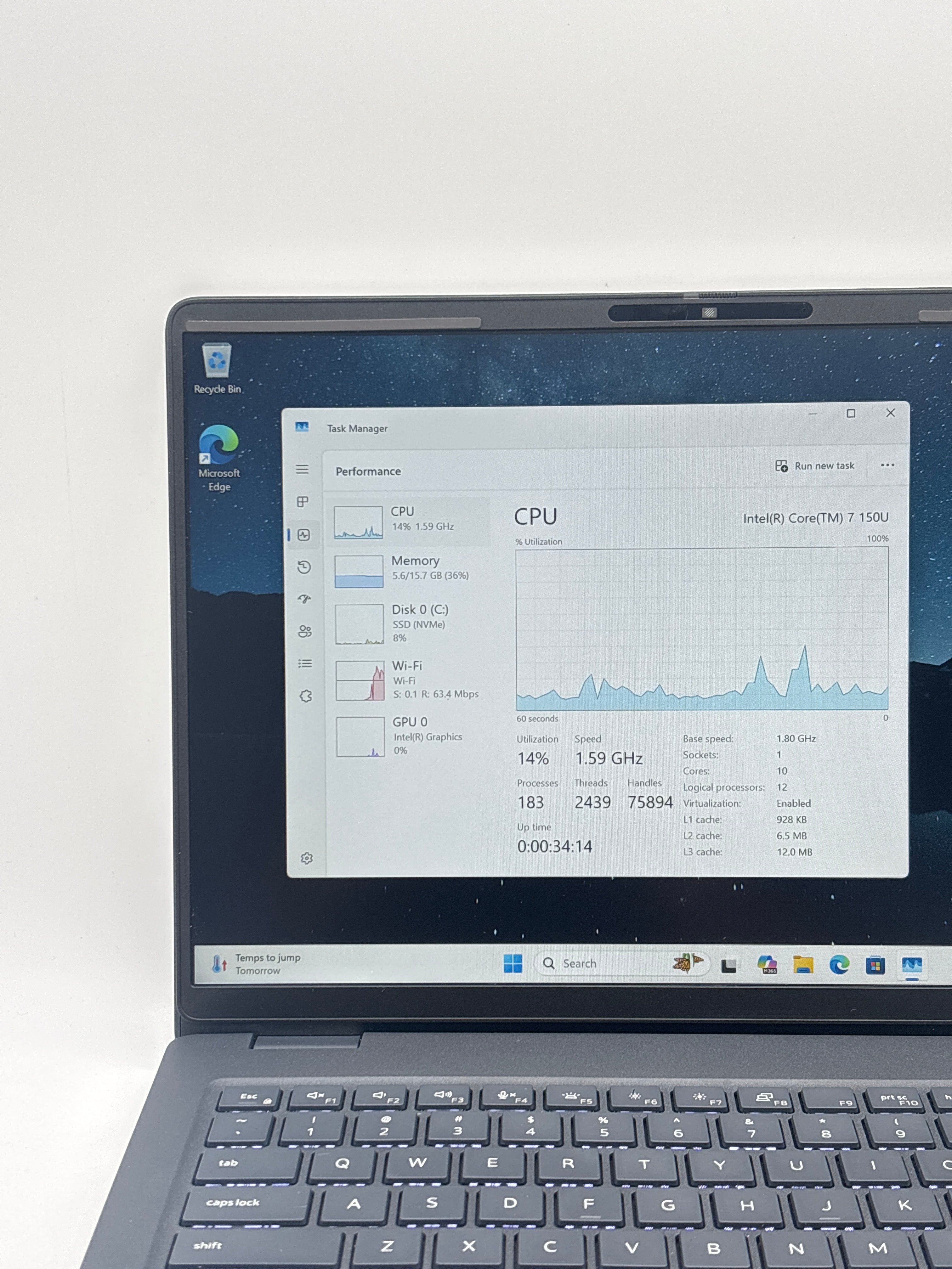 Dell Pro 14 Intel Core 7 150U 16GB RAM 512GB SSD - Used (Warranty)