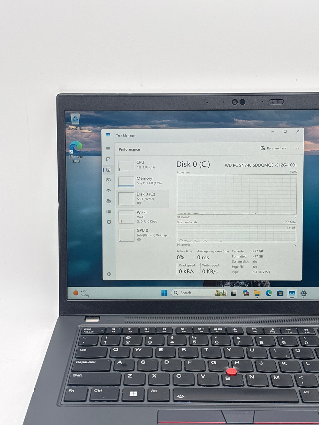 Lenovo Thinkpad L14 Gen 3 i7-1260P 32GB RAM 512GB SSD