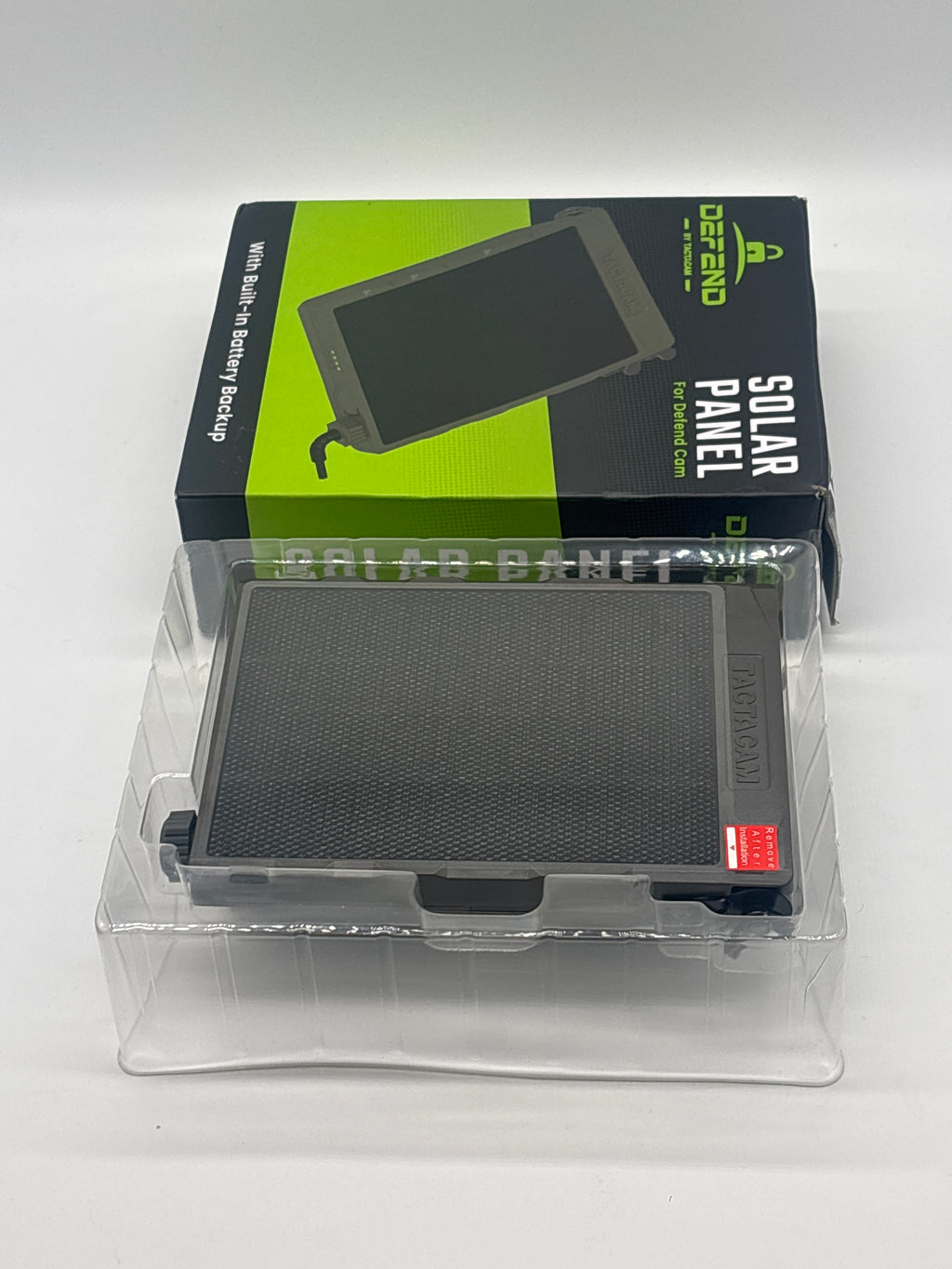 Tactacam Solar Panel Black Solar Power Open Box Condition
