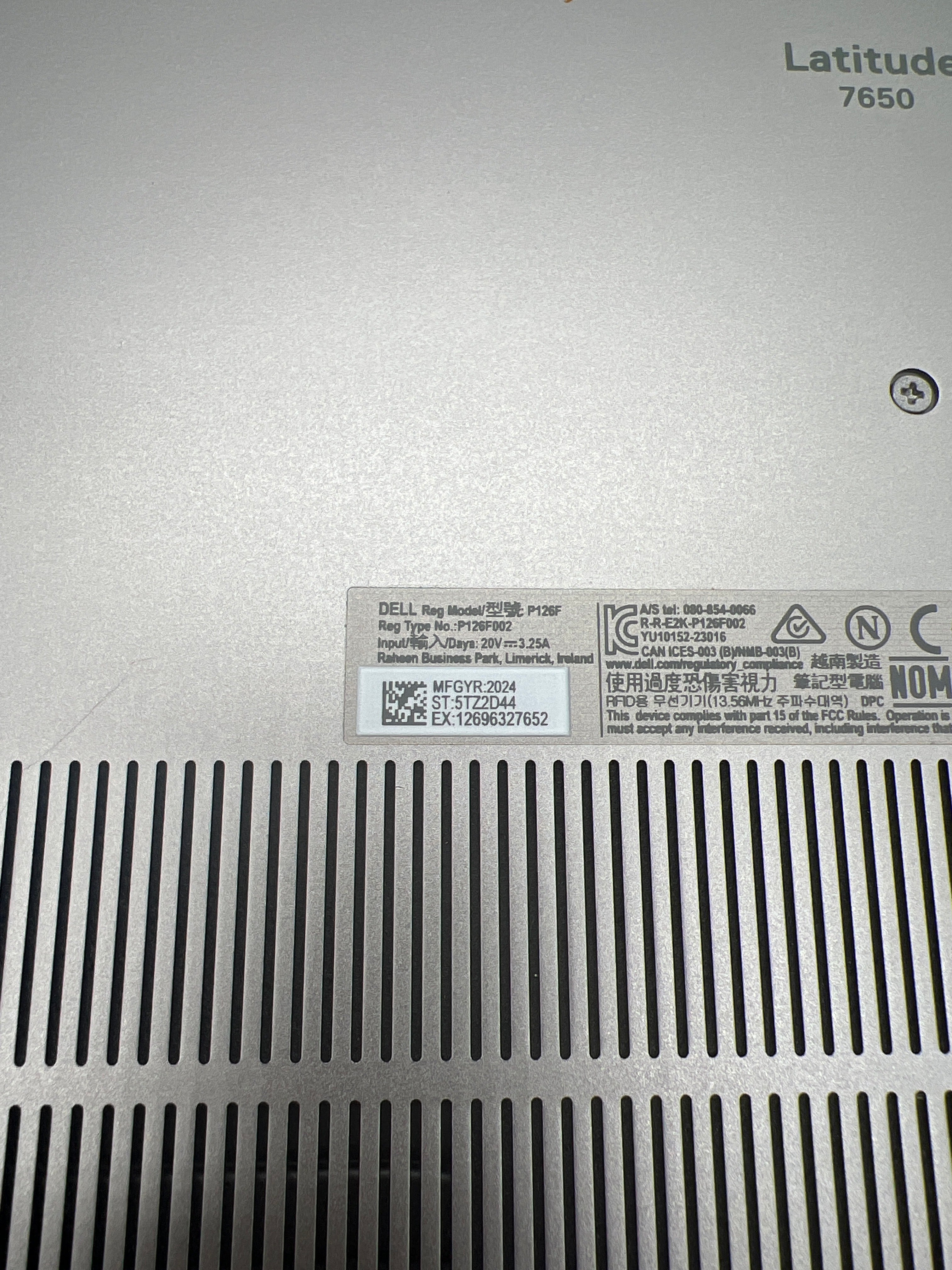 Dell Latitude 7650 Ultra 7 16GB RAM 512GB SSD - Used