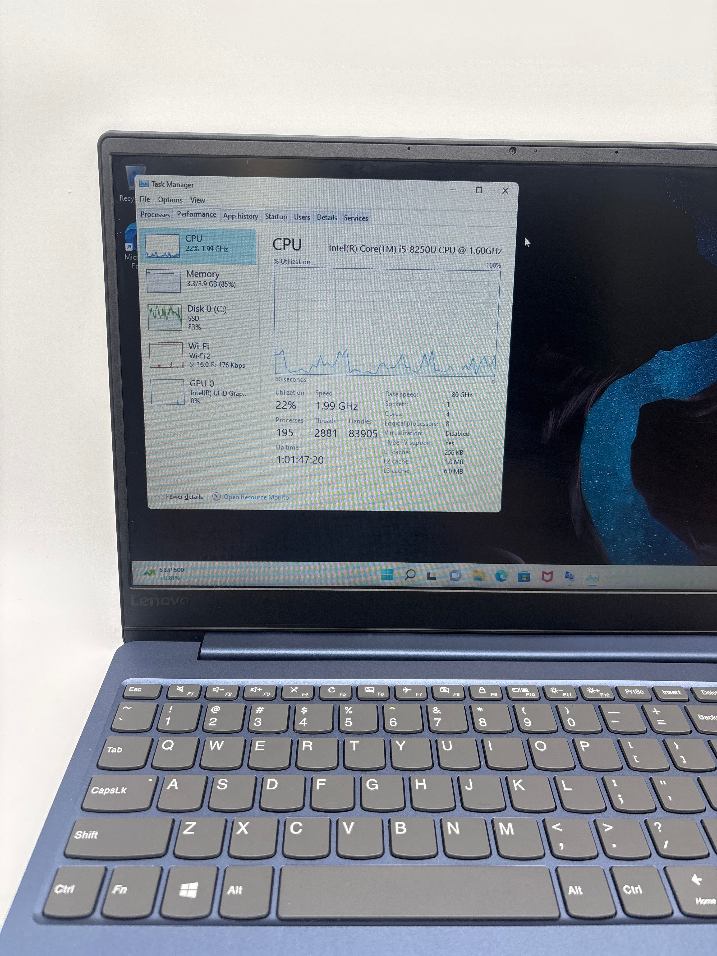 Lenovo IdeaPad 330S-15IKB  i5-8250U 4GB RAM 1TB SSD - Used