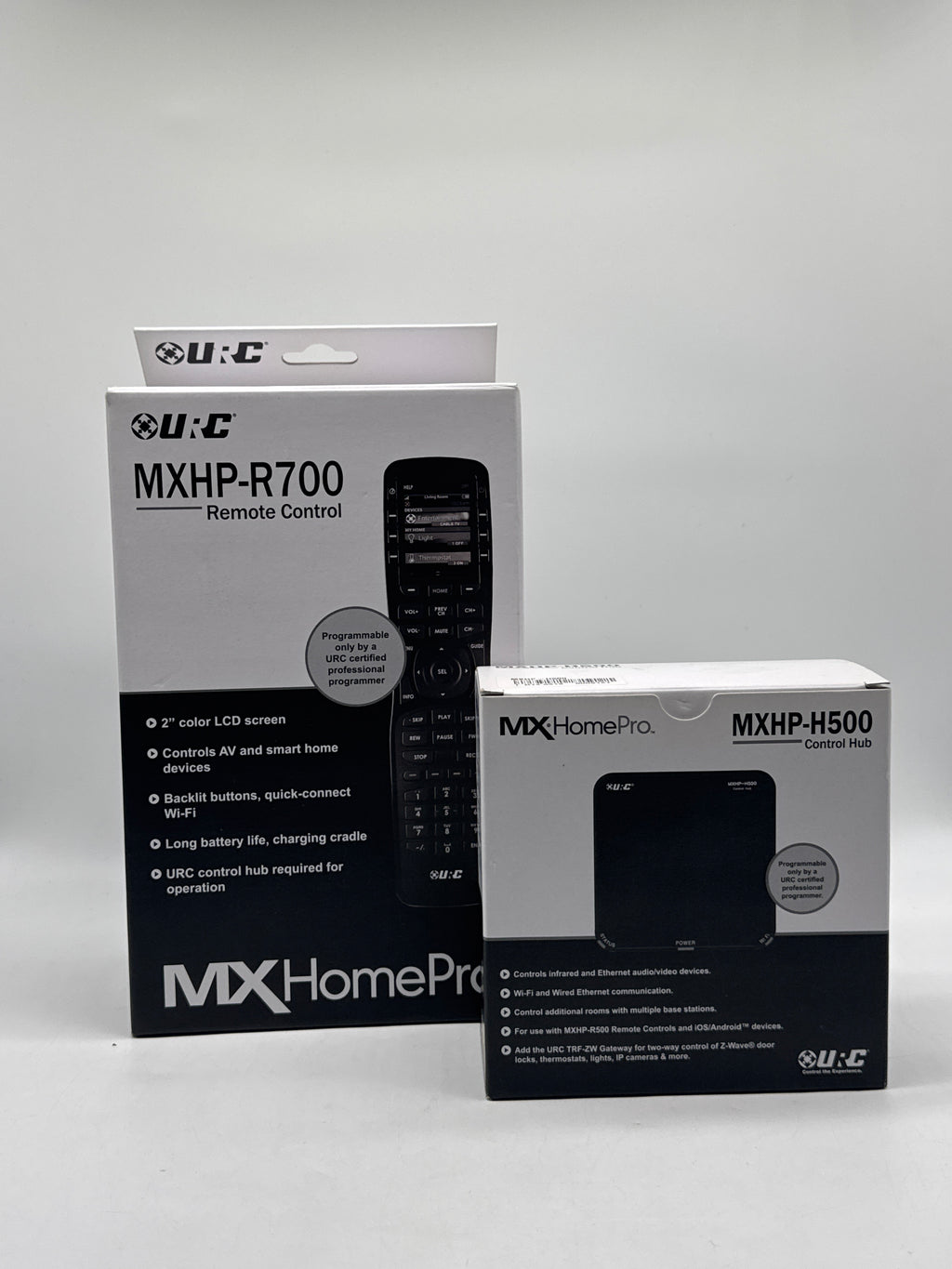 URC MXHP-R700 Wi-Fi Remote with MXHP-H500 Smart Hub Bundle - New