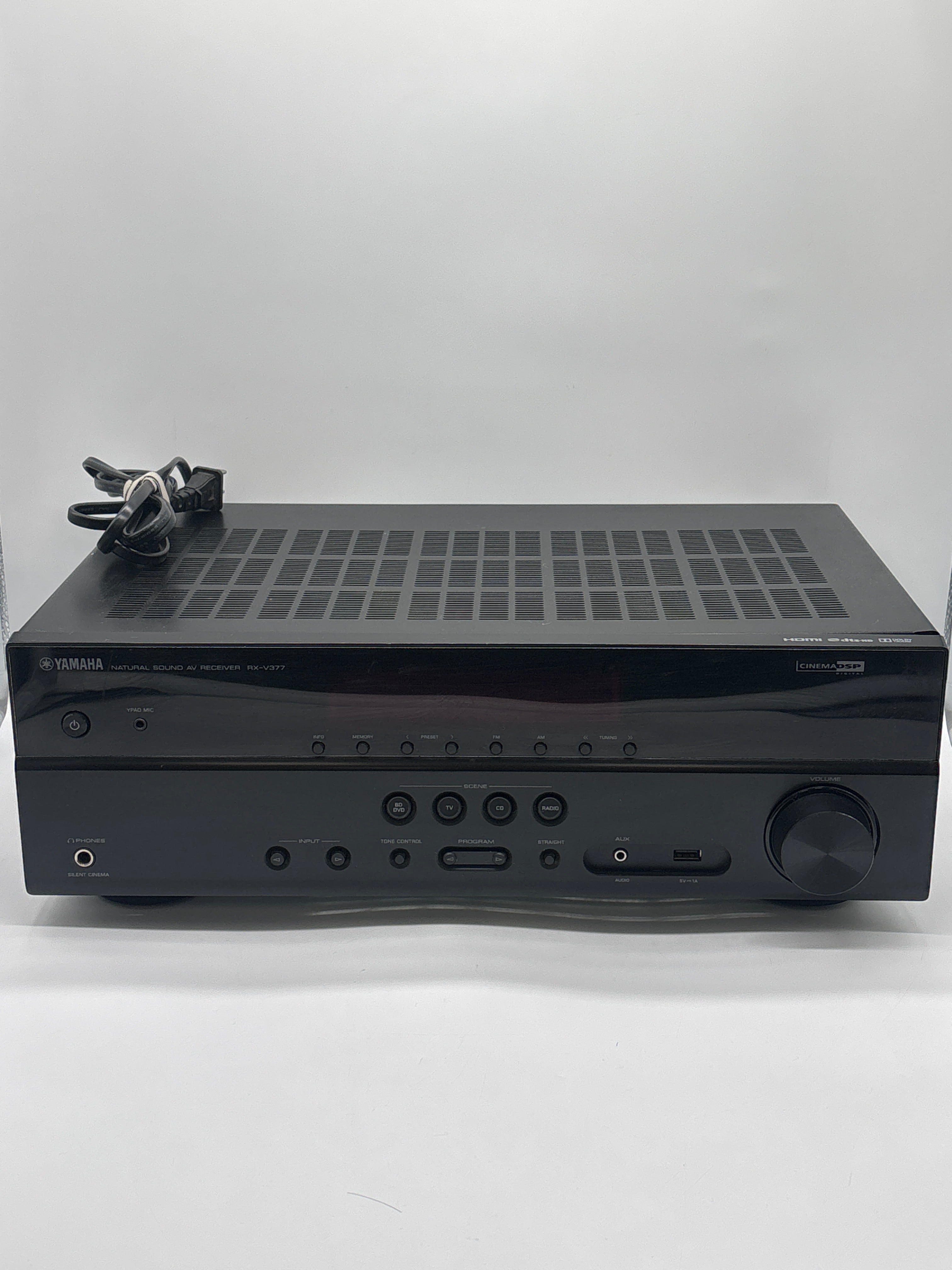 Yamaha RX-V377 AV Surround Receiver - For Parts (No Sound)