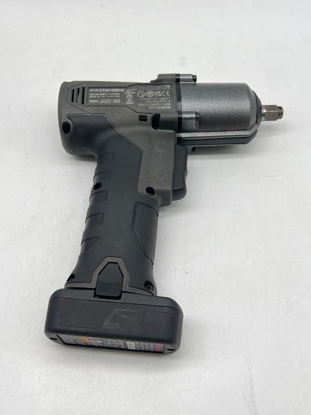 Snap-On CT861GMGMK2 Cordless Ratchet Kit Black - Open Box