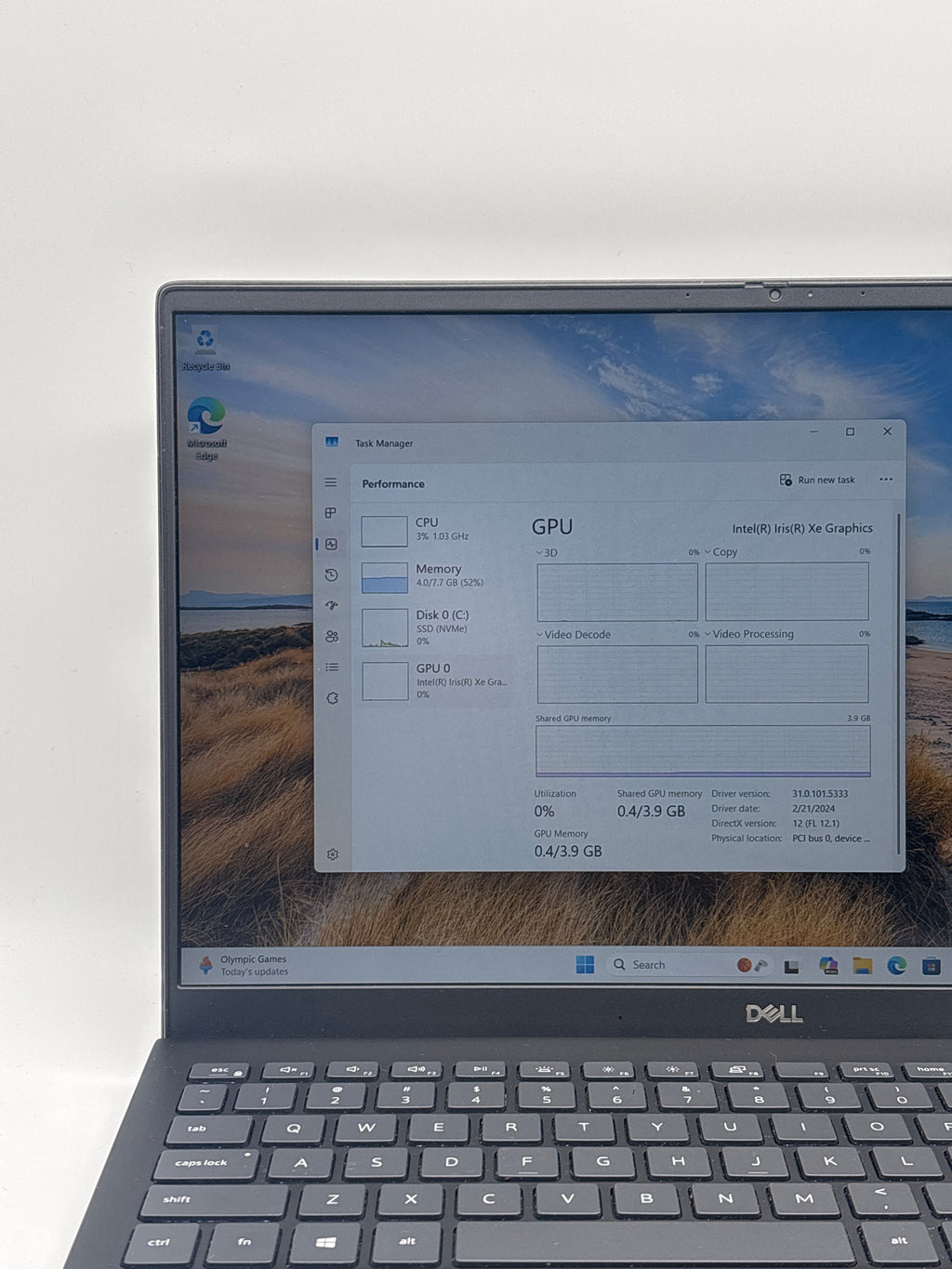 Dell Vostro 5502 i5-1135G7 8GB RAM 256GB SSD