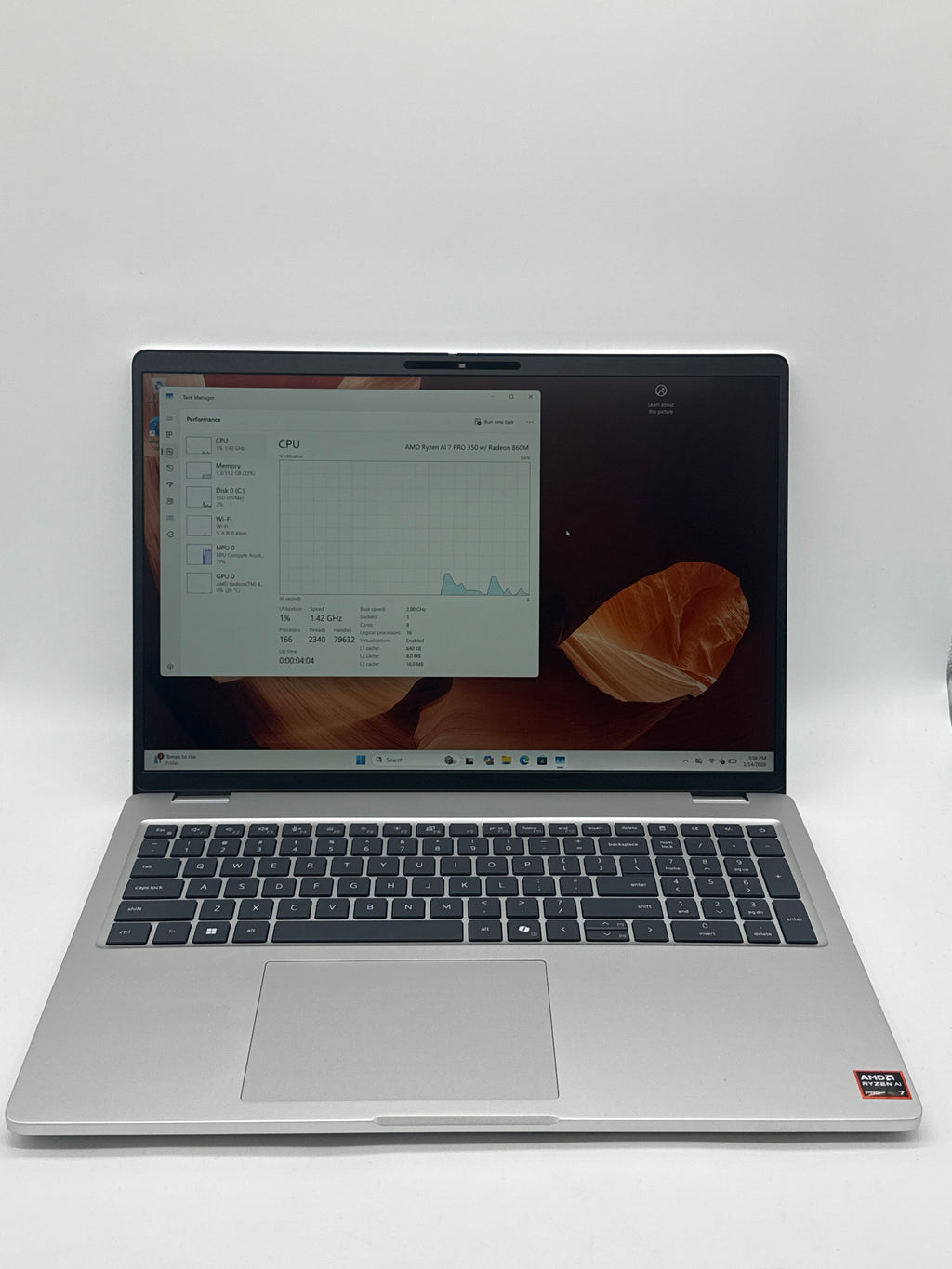 Dell Pro 16 Plus AMD Ryzen AI 7 PRO 350 32GB RAM 512GB SSD (Minor dent on hinge)