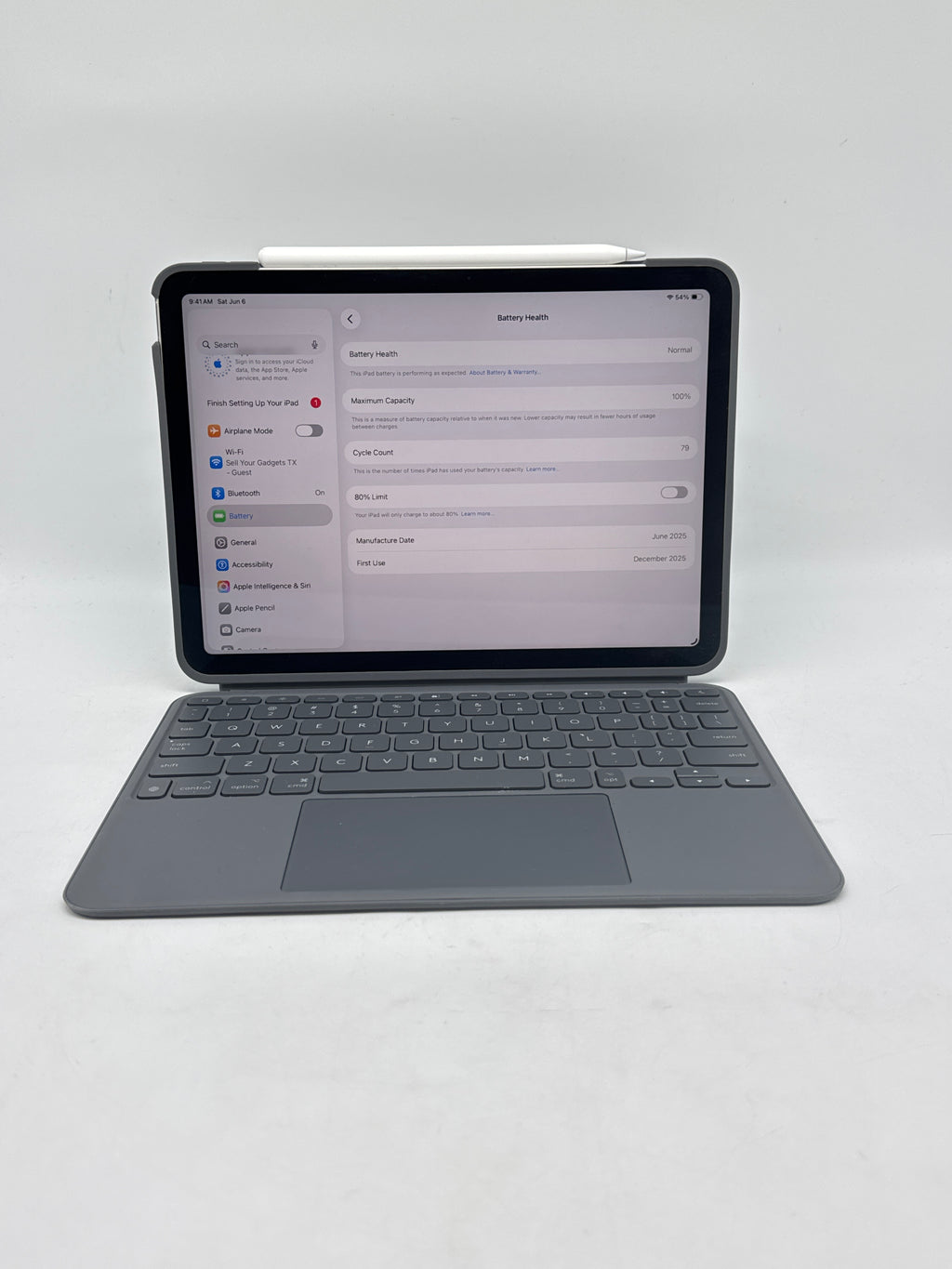 Apple iPad Air 11-inch M3 A3268 128GB Wi-Fi with Keyboard/Apple Pencil