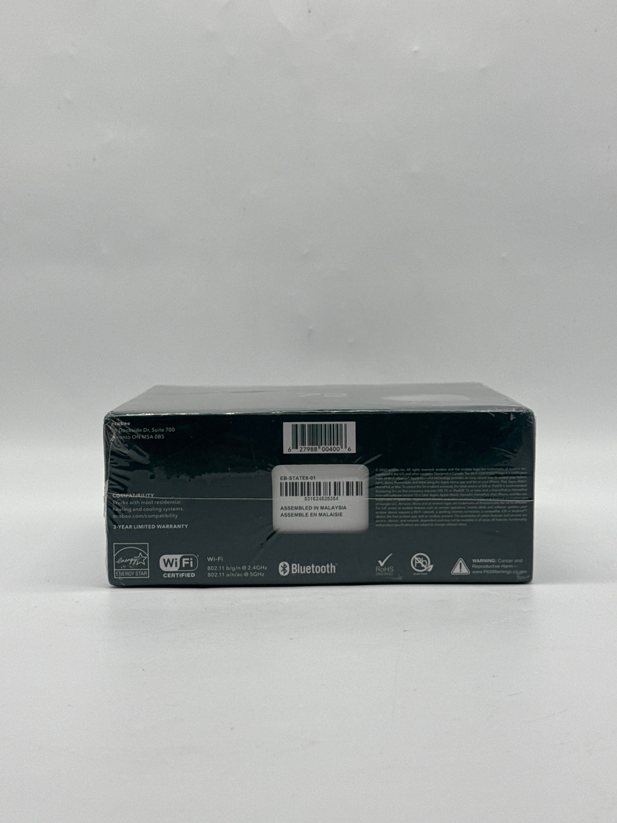 ecobee Smart Thermostat Premium EB-STATE6-01 Alexa Wi-Fi Bluetooth - New