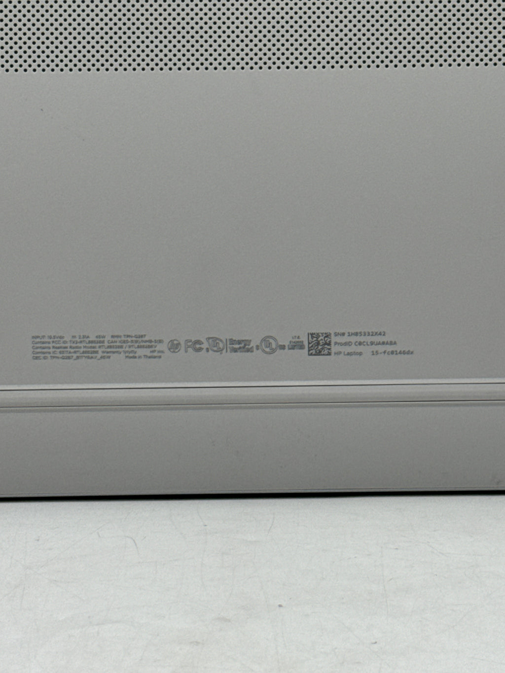 HP Laptop 15-fc0146dx Ryzen 5 7520U 8GB RAM 512GB SSD  - Used