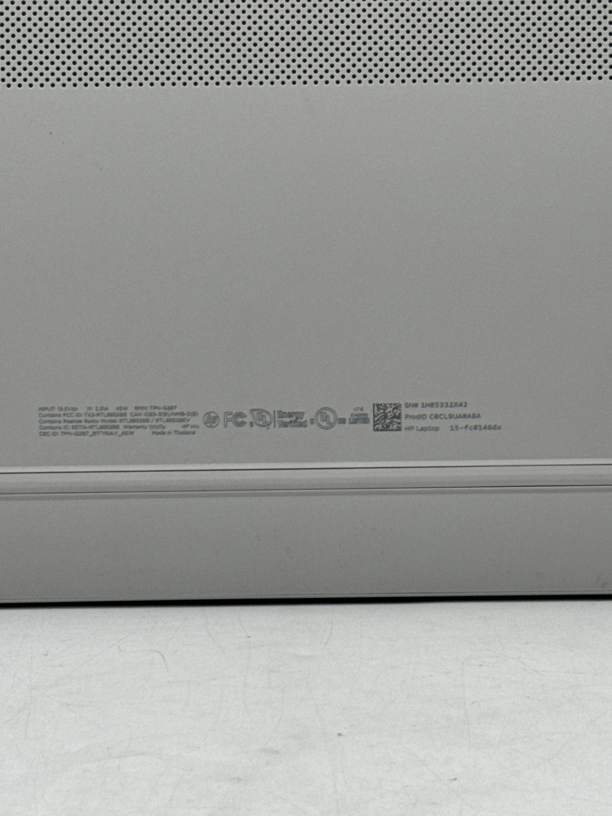 HP Laptop 15-fc0146dx Ryzen 5 7520U 8GB RAM 512GB SSD  - Used