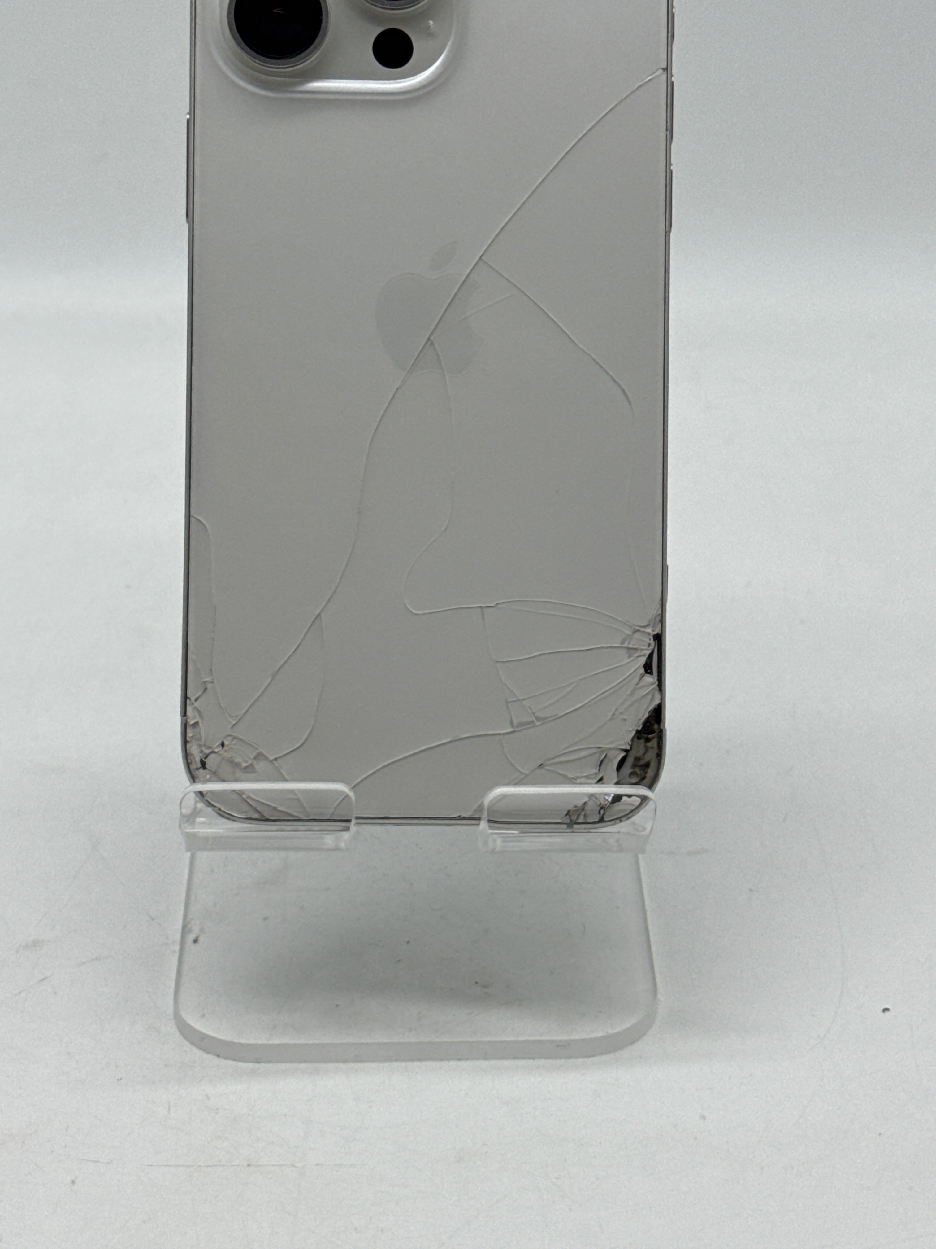 Apple iPhone 15 Pro Max 256GB Unlocked - Cracked Screen/Back