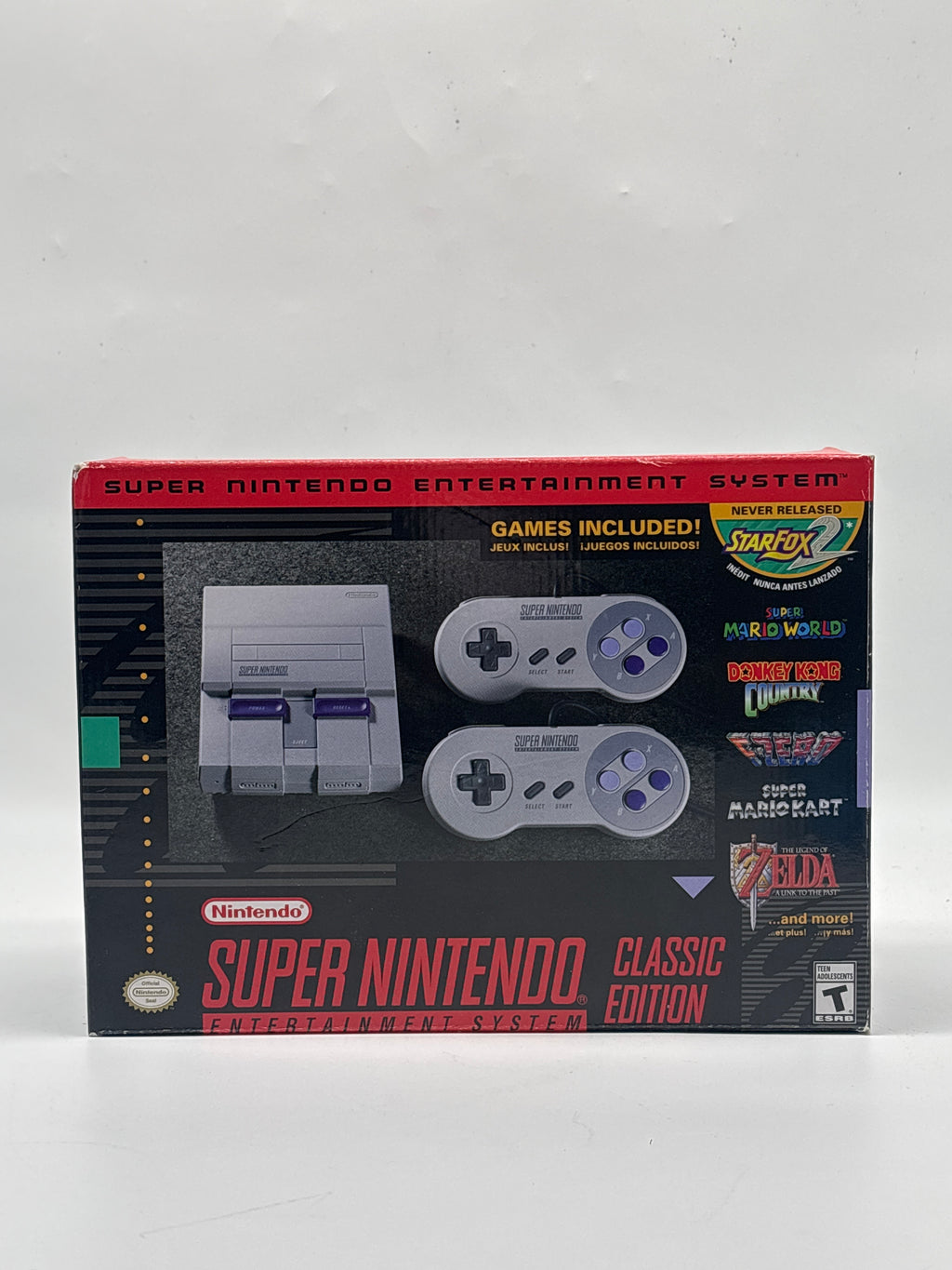 Nintendo SNES Classic Edition Mini Console CLV-S-SNSG-USZ 21 Games with 2 - Used