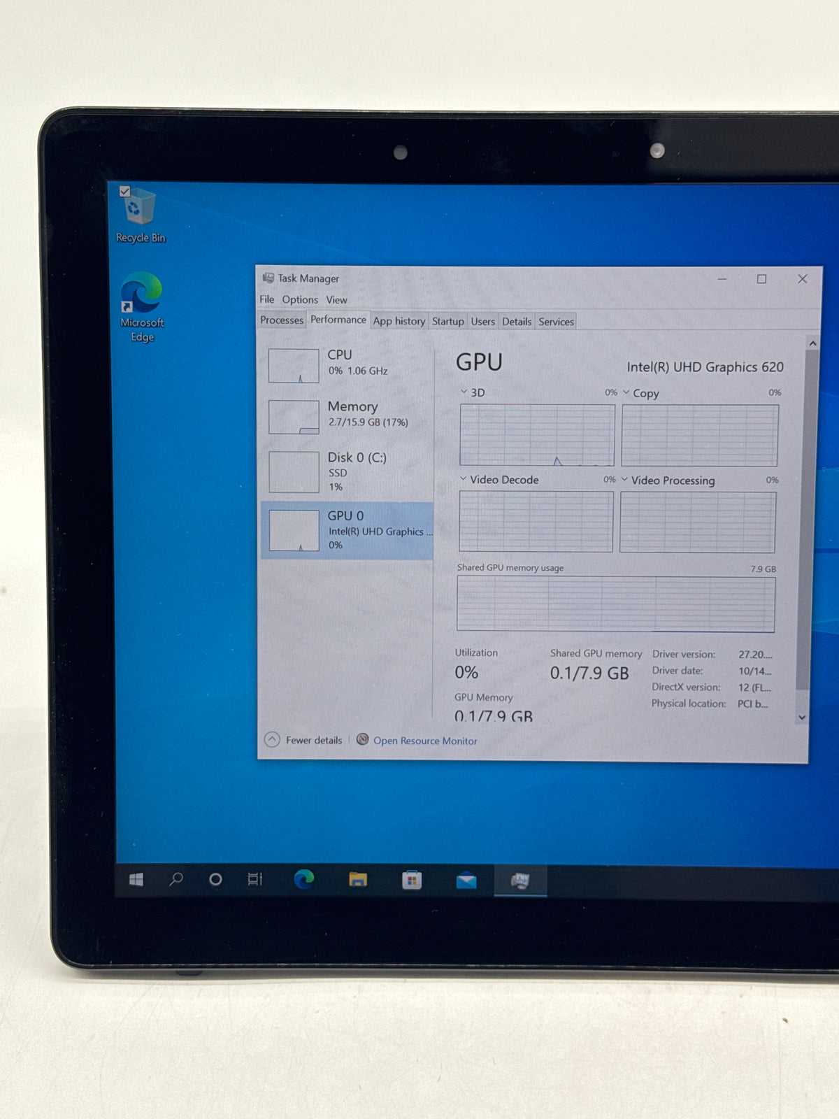 Dell Latitude 5290 2-in-1 12.3" Intel Core i7-8650U 16GB RAM 512GB SSD Black - Used