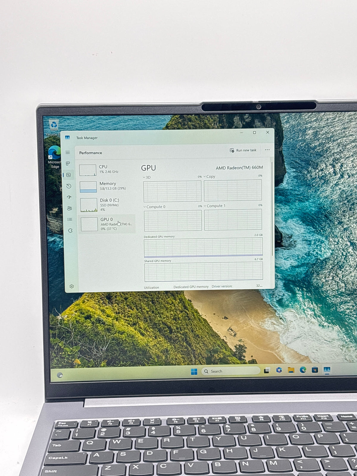 Lenovo ThinkBook 16 G7 ARP AMD Ryzen 5 7533HS 16GB RAM 1TB SSD Gray - Used