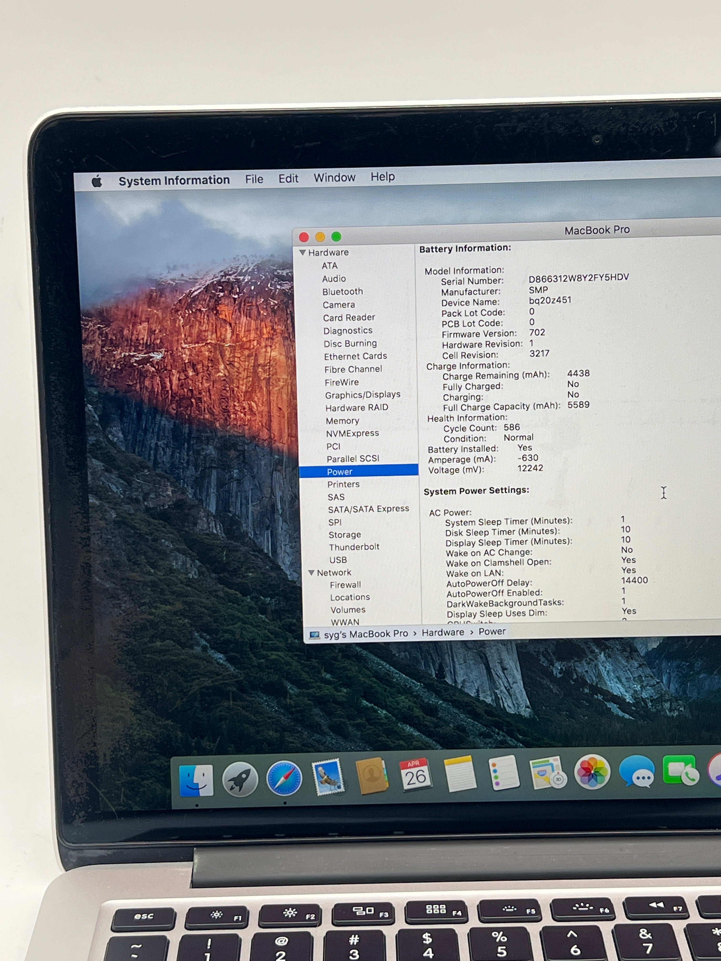 Apple MacBook Pro 13" A1502 i5 16GB RAM 512GB Flash Storage - Used