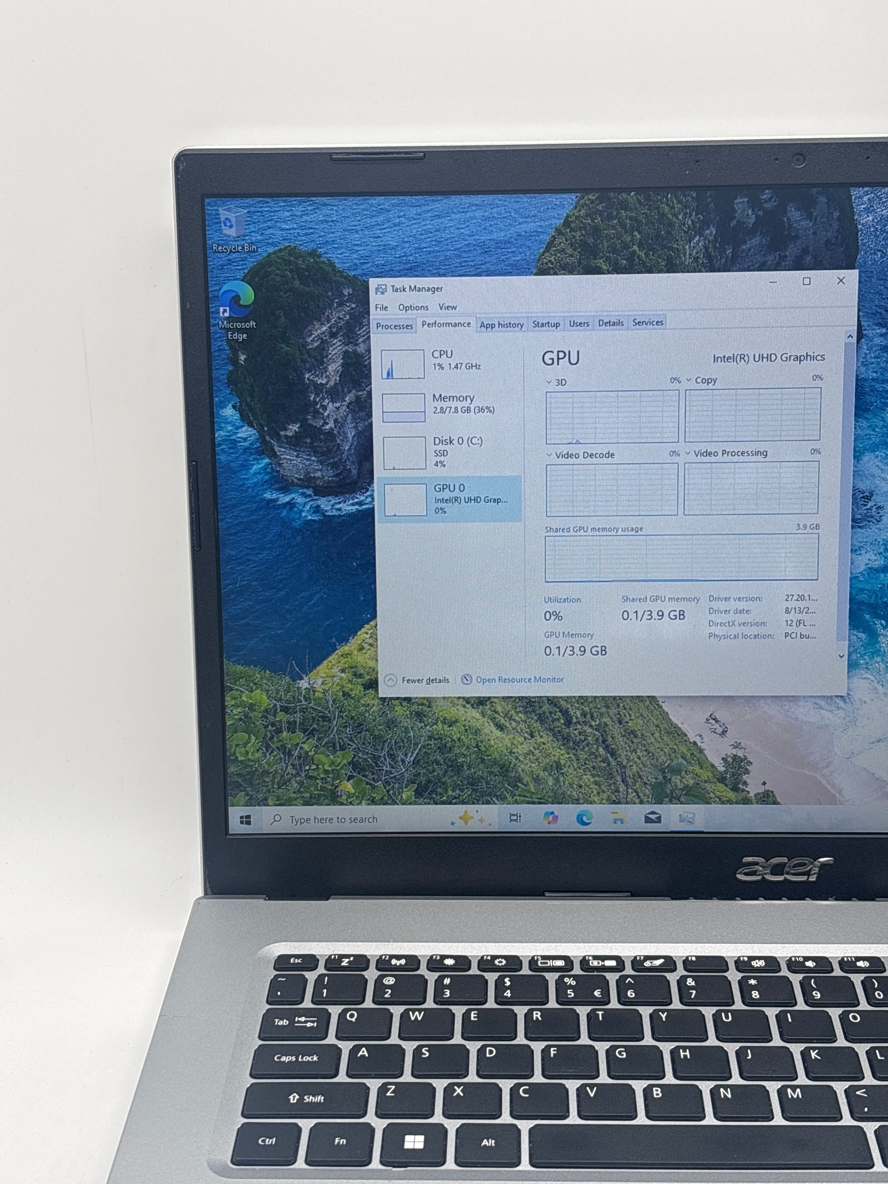 Acer Aspire 3 N20C6 i3-1115G4 8GB RAM 256GB SSD - Used