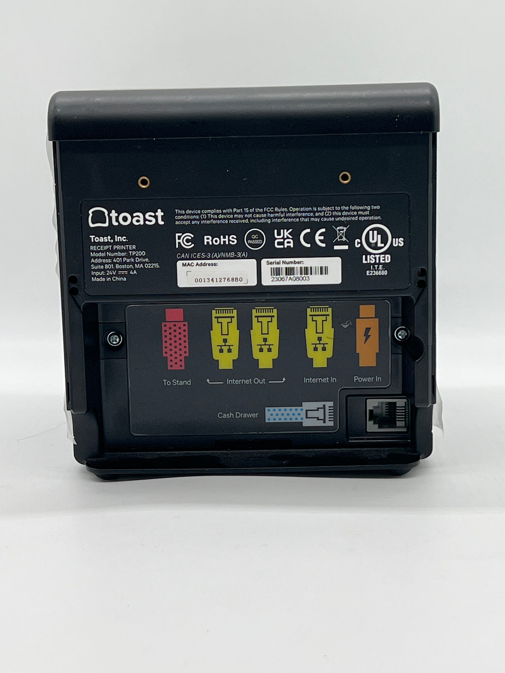 Toast POS System with Customer Screen, Printer, Kitchen Screen and Tap