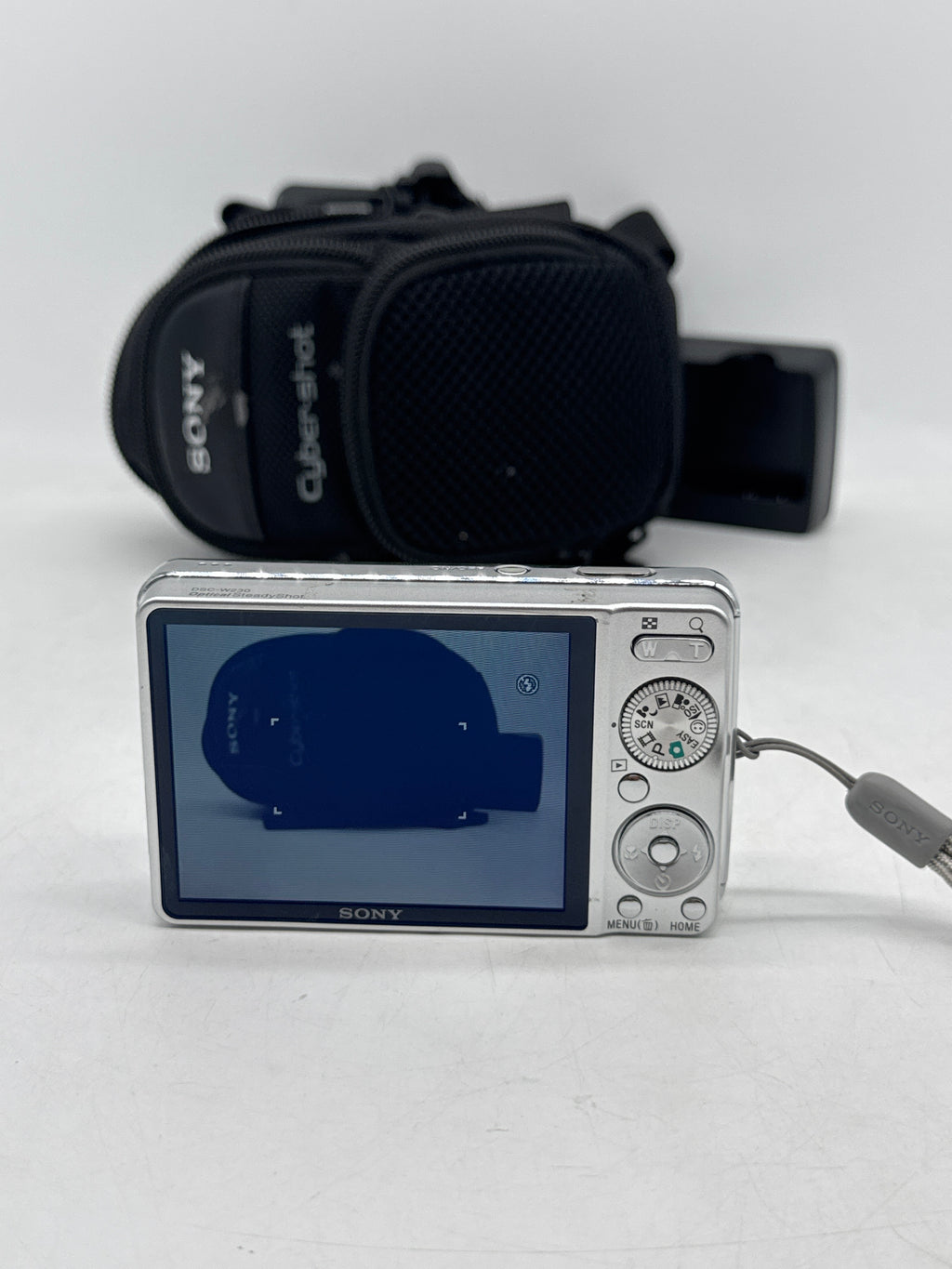 Sony Cyber-shot DSC-W230 Digital Camera Silver with Battery and Case - Used