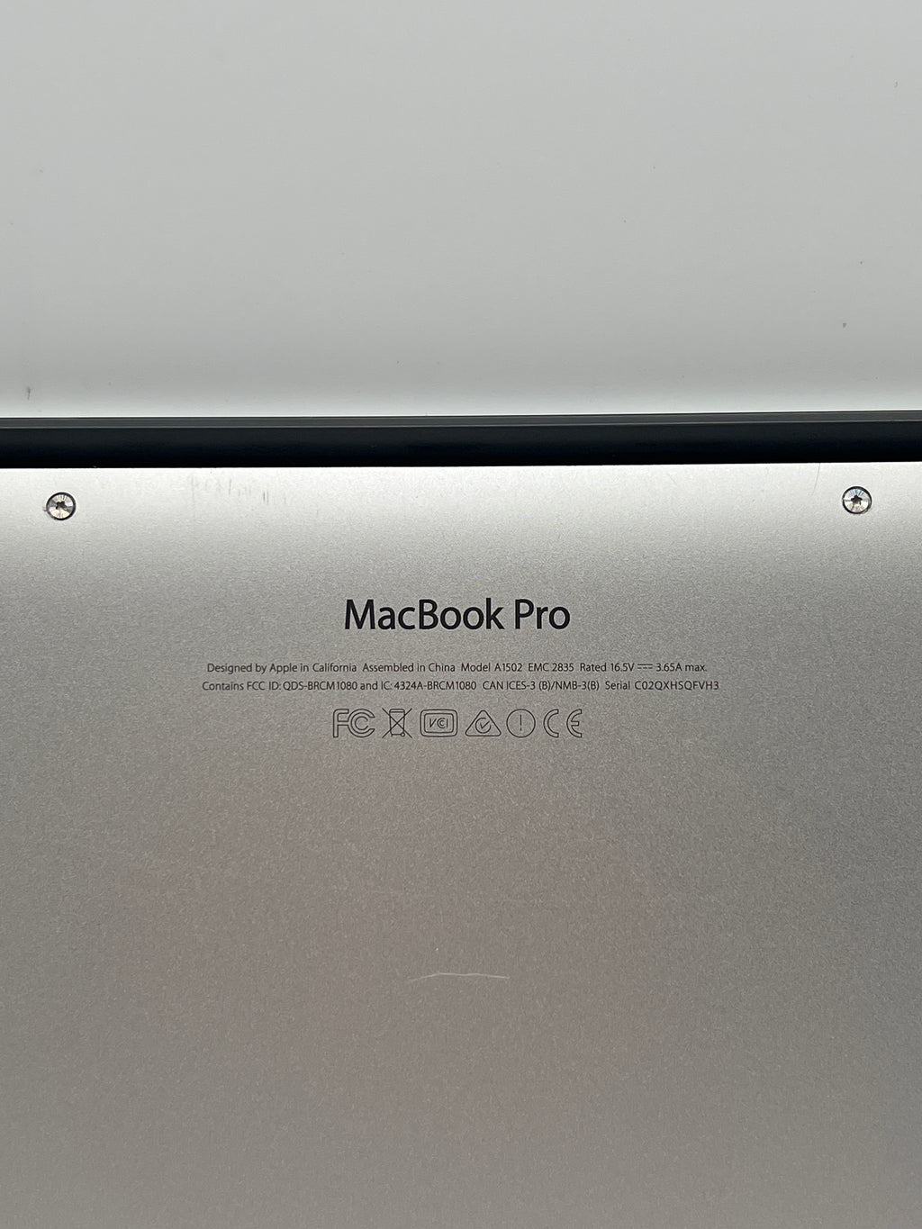 Apple MacBook Pro A1502  i5 8GB RAM 128GB SSD - For Parts (Read DESC)