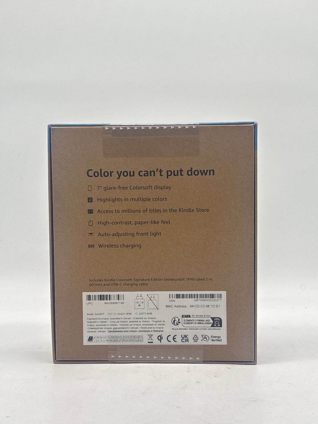 Amazon Kindle Colorsoft Signature Edition 32GB Wi-Fi Metallic Black - New