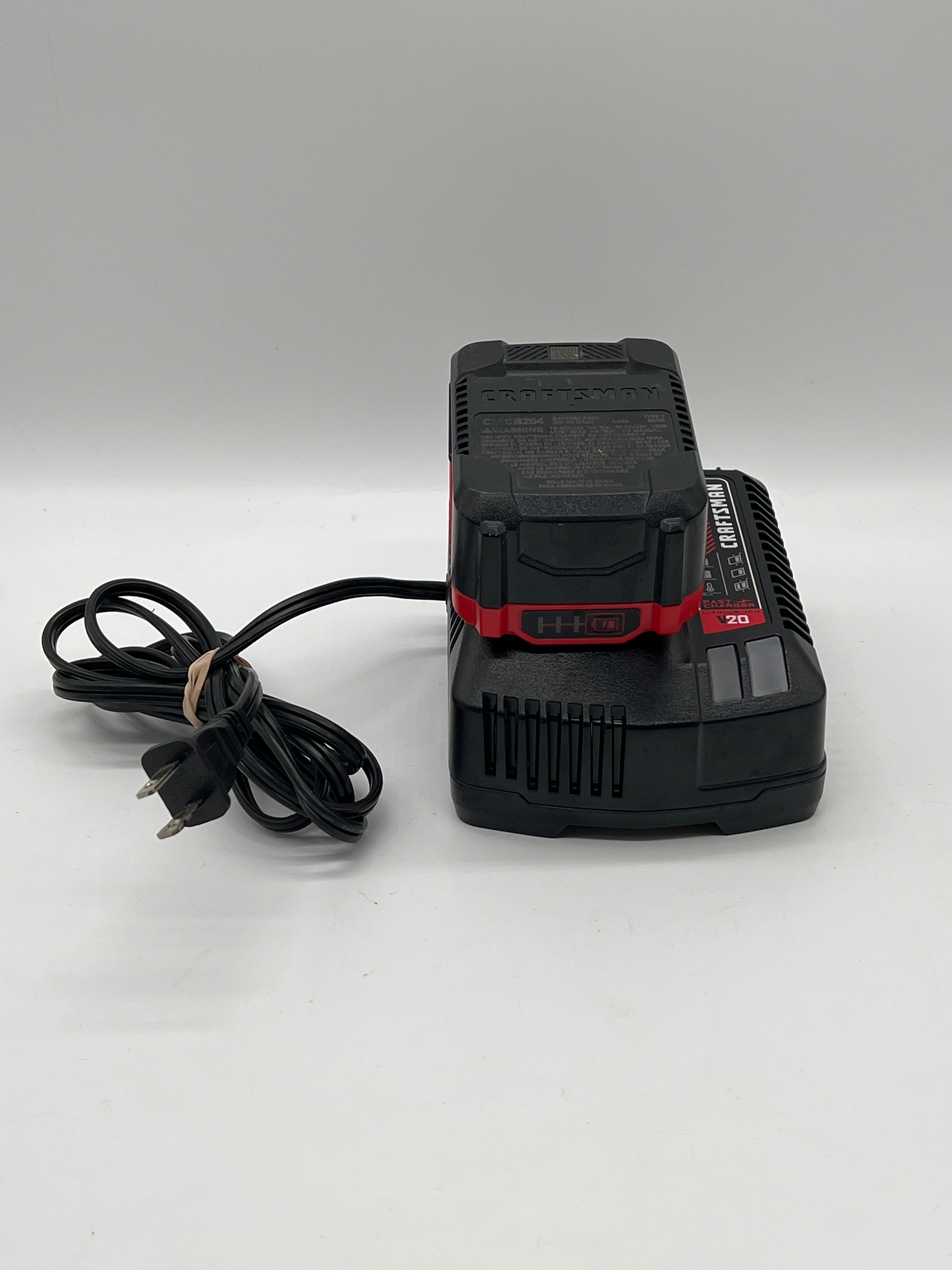 CRAFTSMAN GENUINE CMCB204 V20 LITHIUM ION LI-ION BATTERY 4.0AH 80WH 20V with Charger