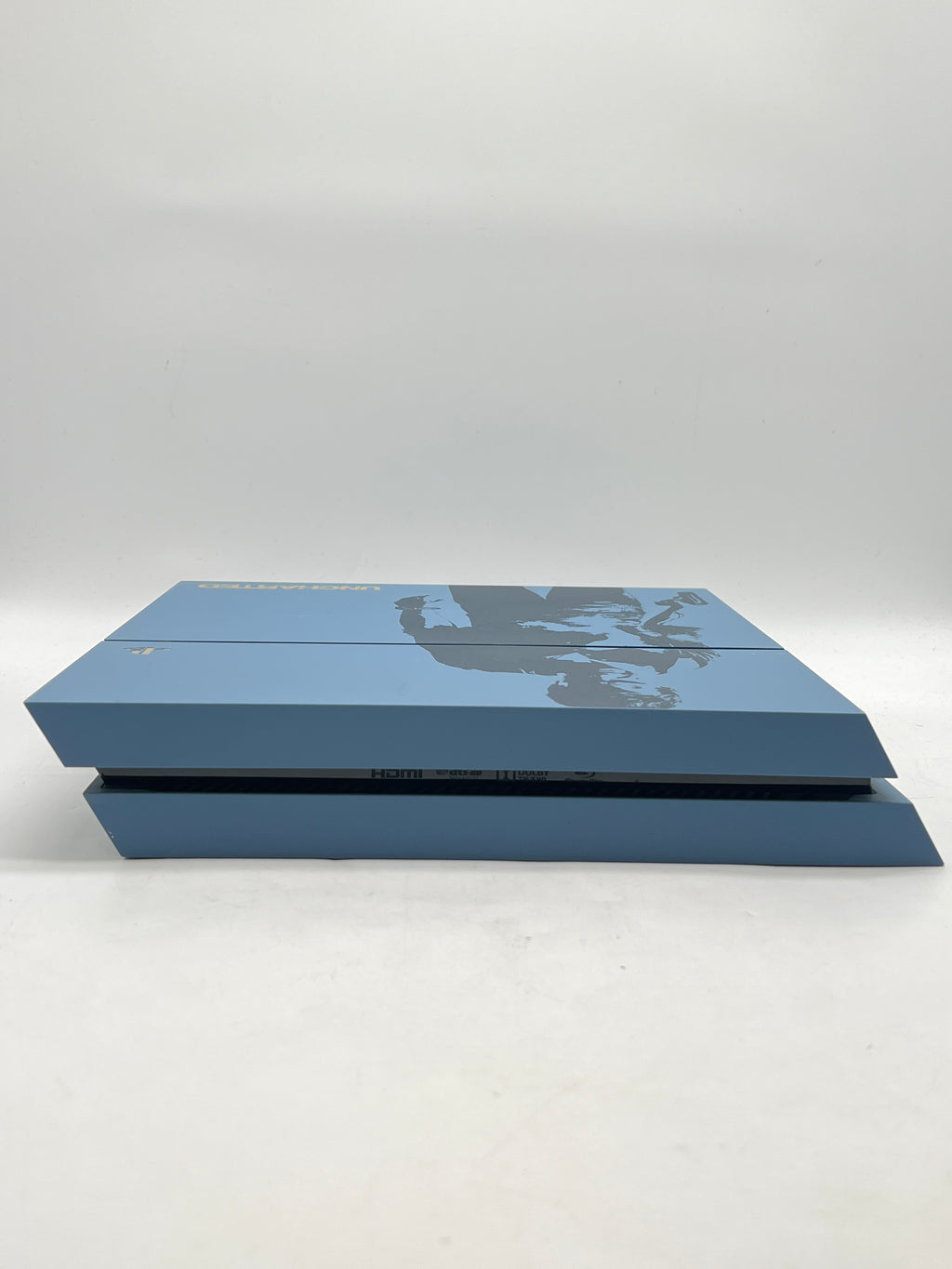 Sony PlayStation 4 Uncharted Limited Edition CUH-1215A 500GB Gray/Blue w/ Controller Used