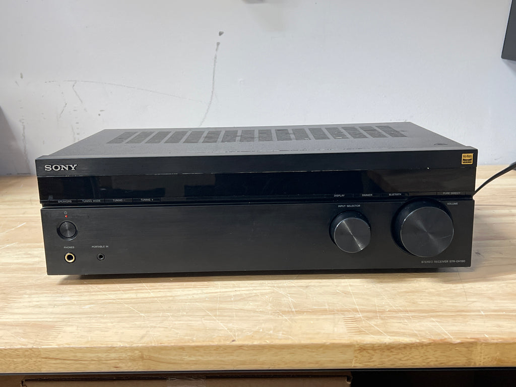 Sony STR-DH190 Stereo Receiver 2.0 Channel Black - For Parts