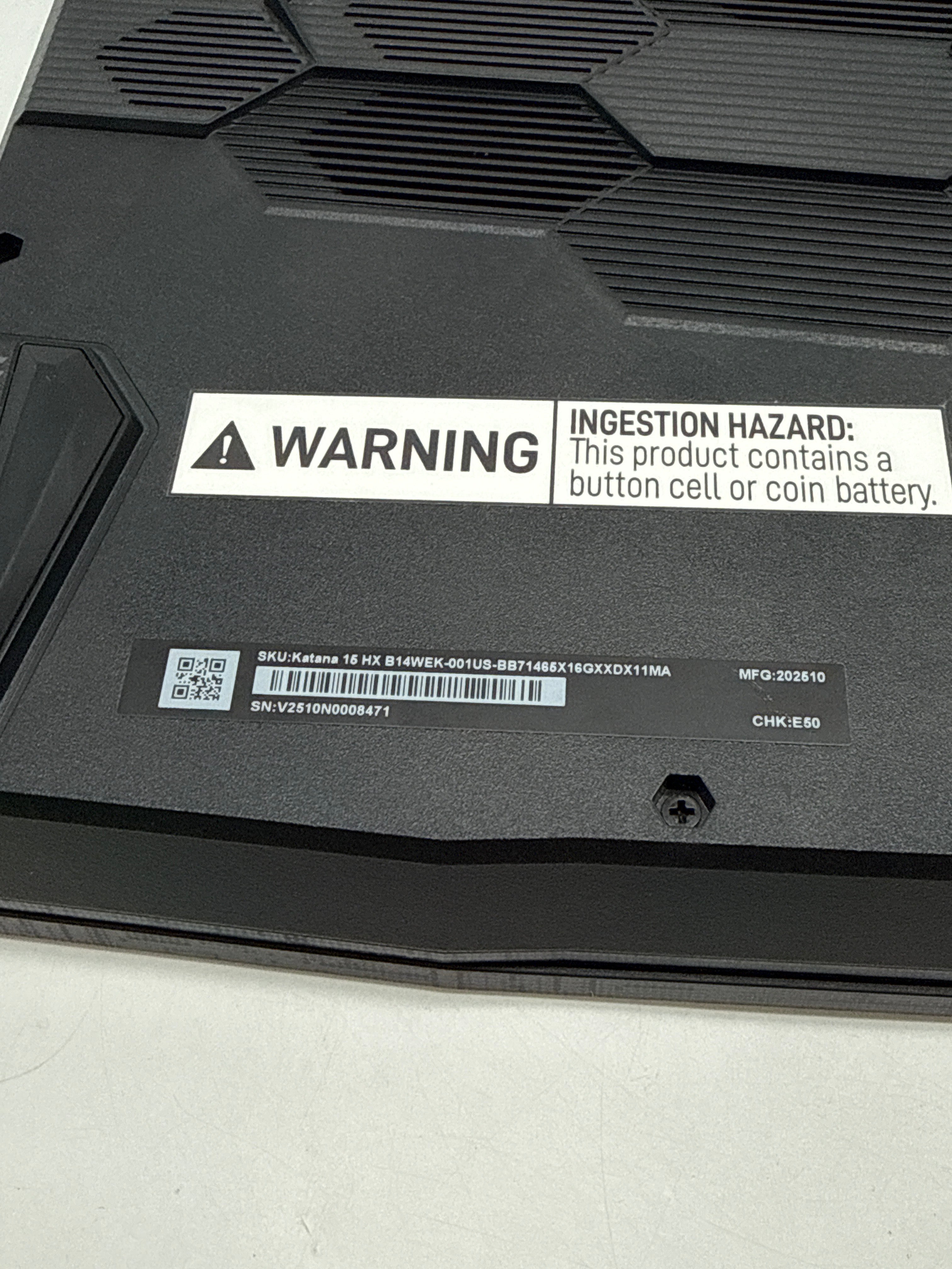MSI Katana 15 HX B14WEK i7-14650HX 16GB RAM 512GB SSD RTX 5050 - Used