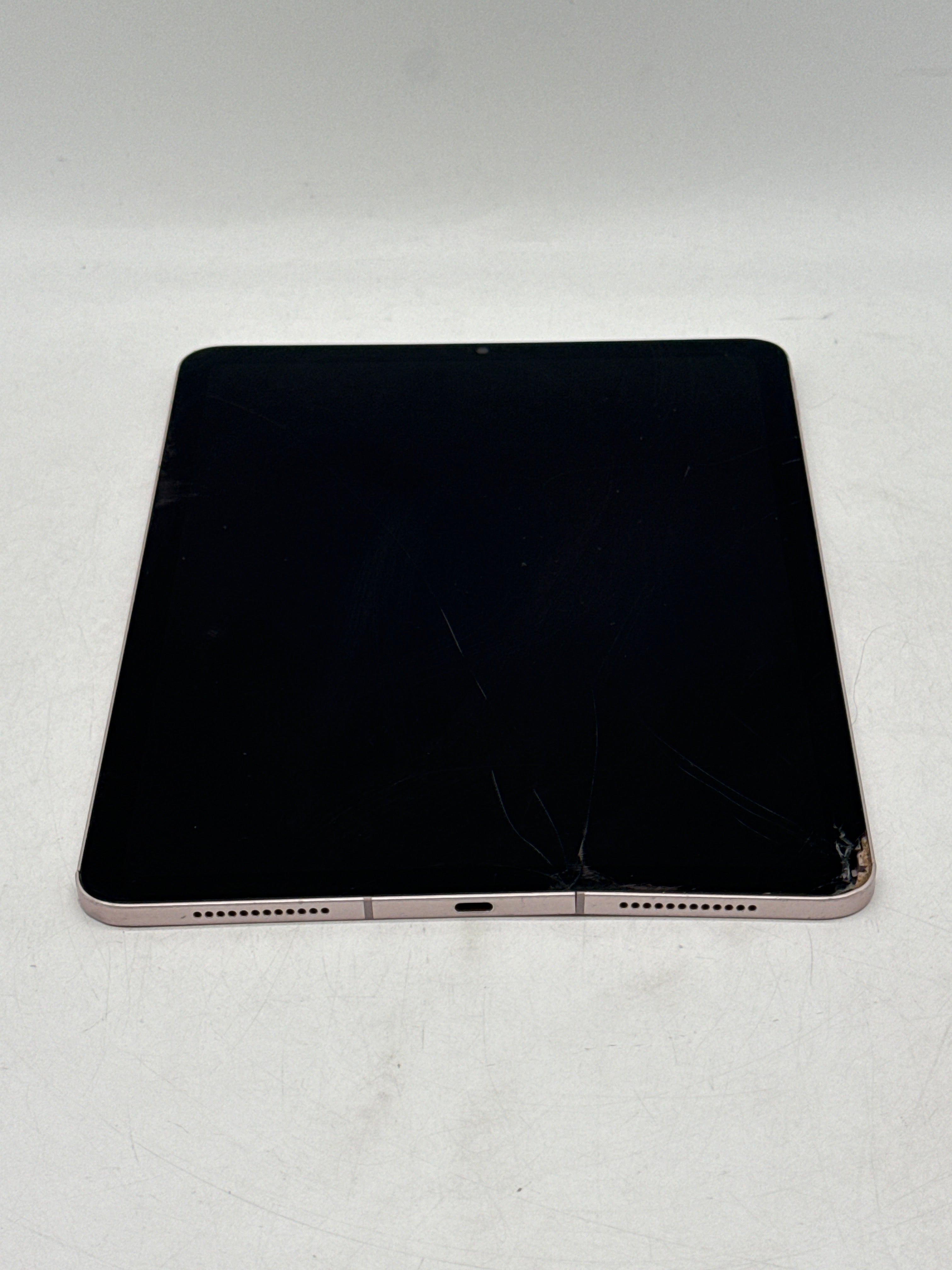 Apple iPad Air 5th Gen A2589 Cellular Pink 256GB cracked screen & bent